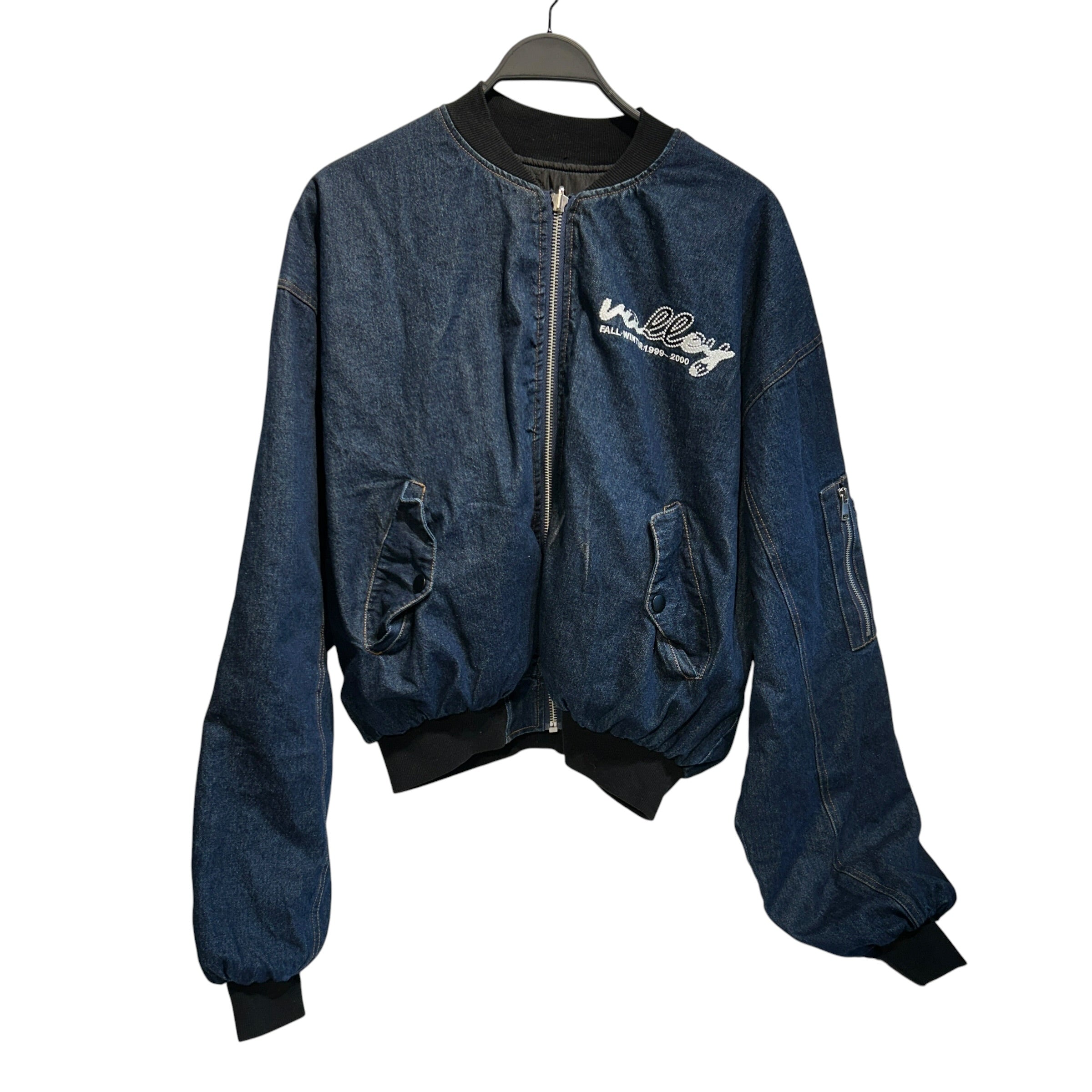 Vale Forever/Jacket/M/Denim/BLU/Graphic/Reversible Bomber Jacket view 1