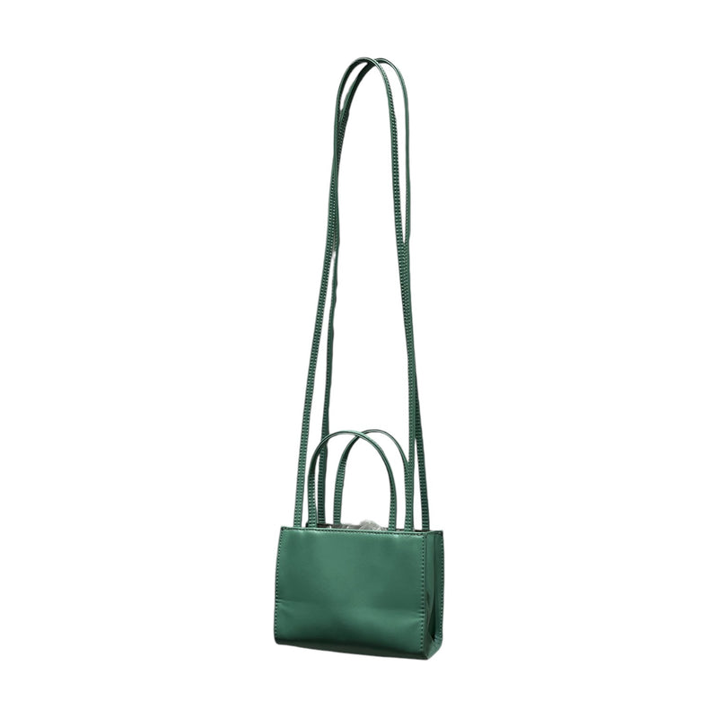 Telfar/Cross Body Bag/S/Leather/GRN/SAGE