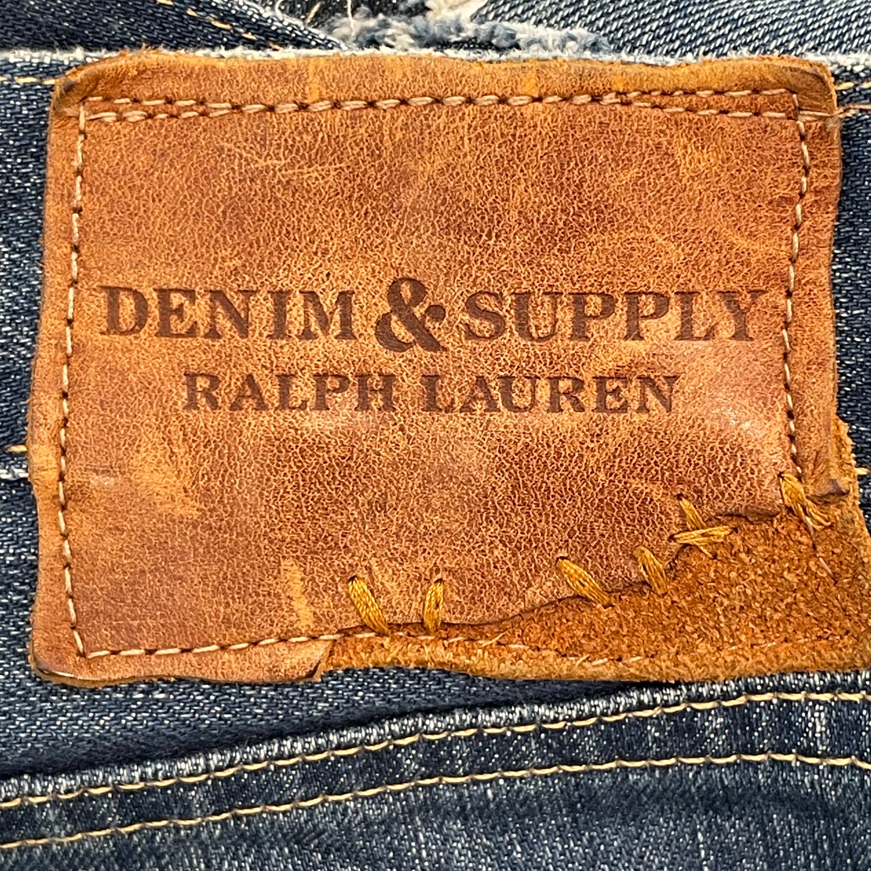 Denim & Supply Ralph Lauren/Pants/42/Cotton/BLU/Patchwork Denim view 4