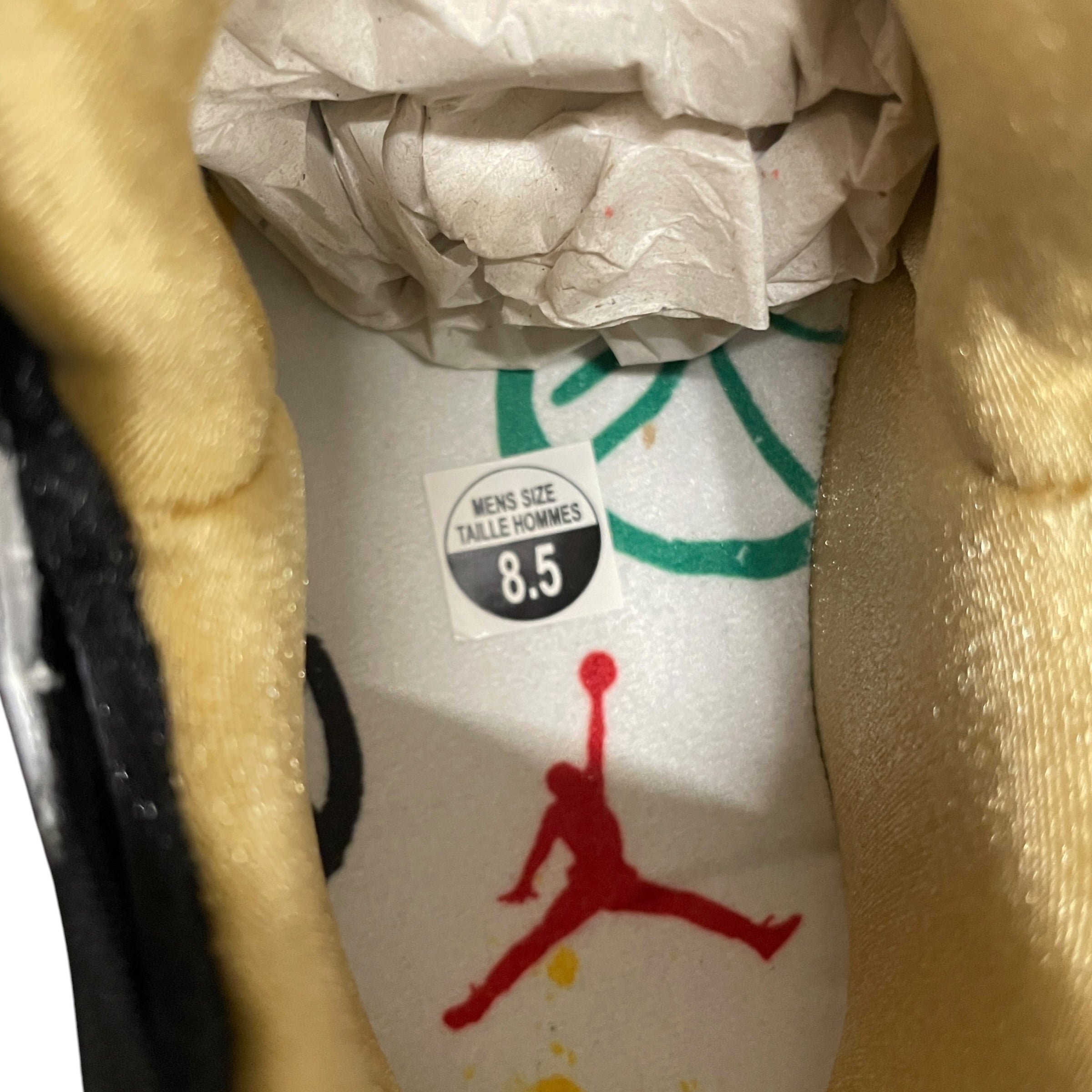NIKE/Hi-Sneakers/US 8.5/All Over Print/Leather/MLT/AJ7 RETRO MIRO view 3