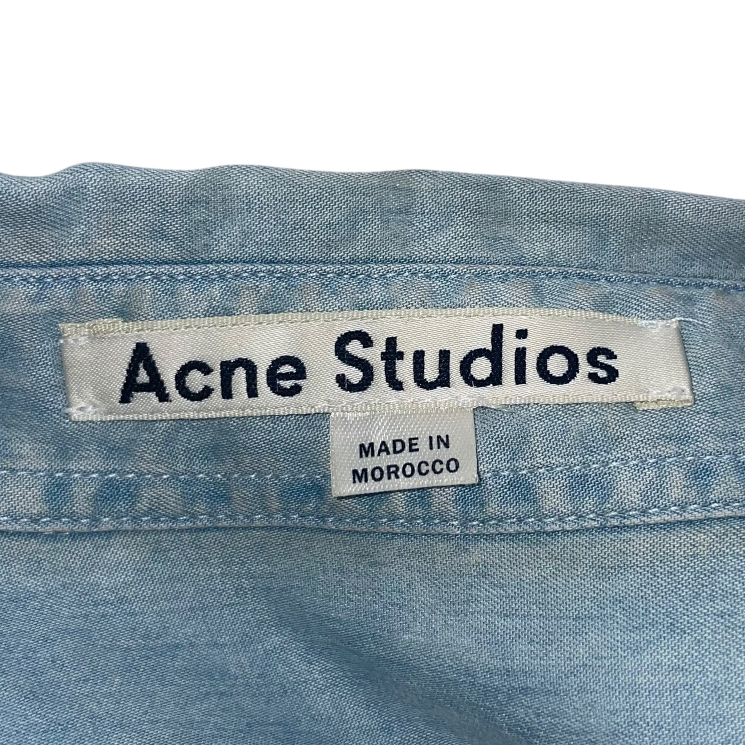 Acne Studios/Blouse/S/Denim/BLU/LIGHT BLUE DENIM BLOUSE view 3