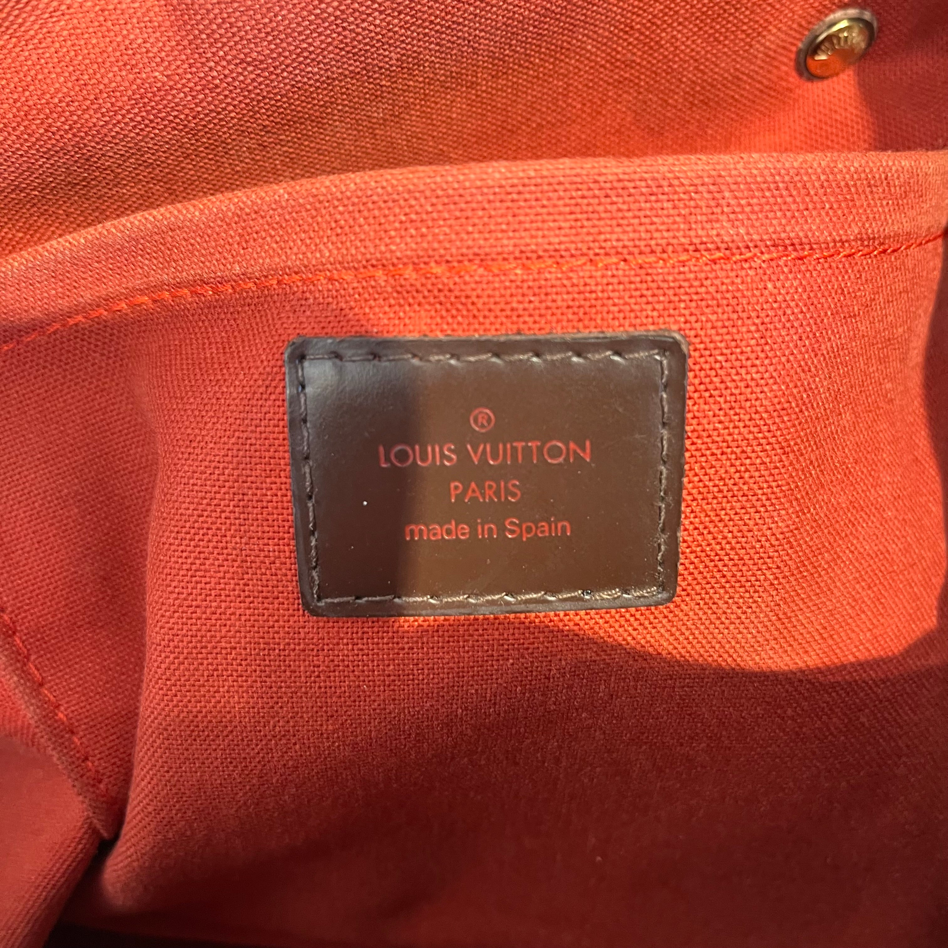 LOUIS VUITTON/Hand Bag/Hombre Check/Leather/BRW/DAMIER EBENE RIBERA MM view 3