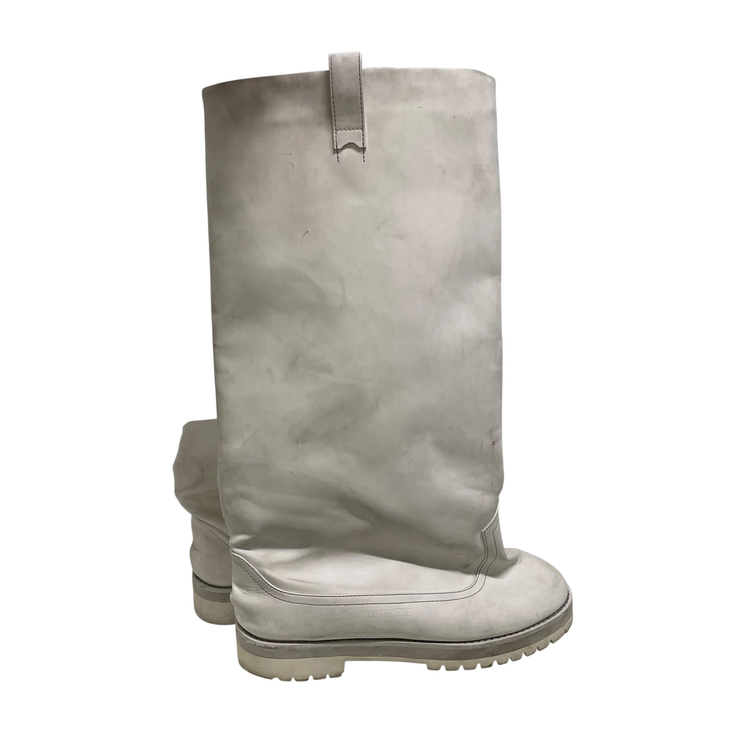 ANONYMOUS CLUB/Pull-On Boots/EU 44/Leather/WHT/ view 2