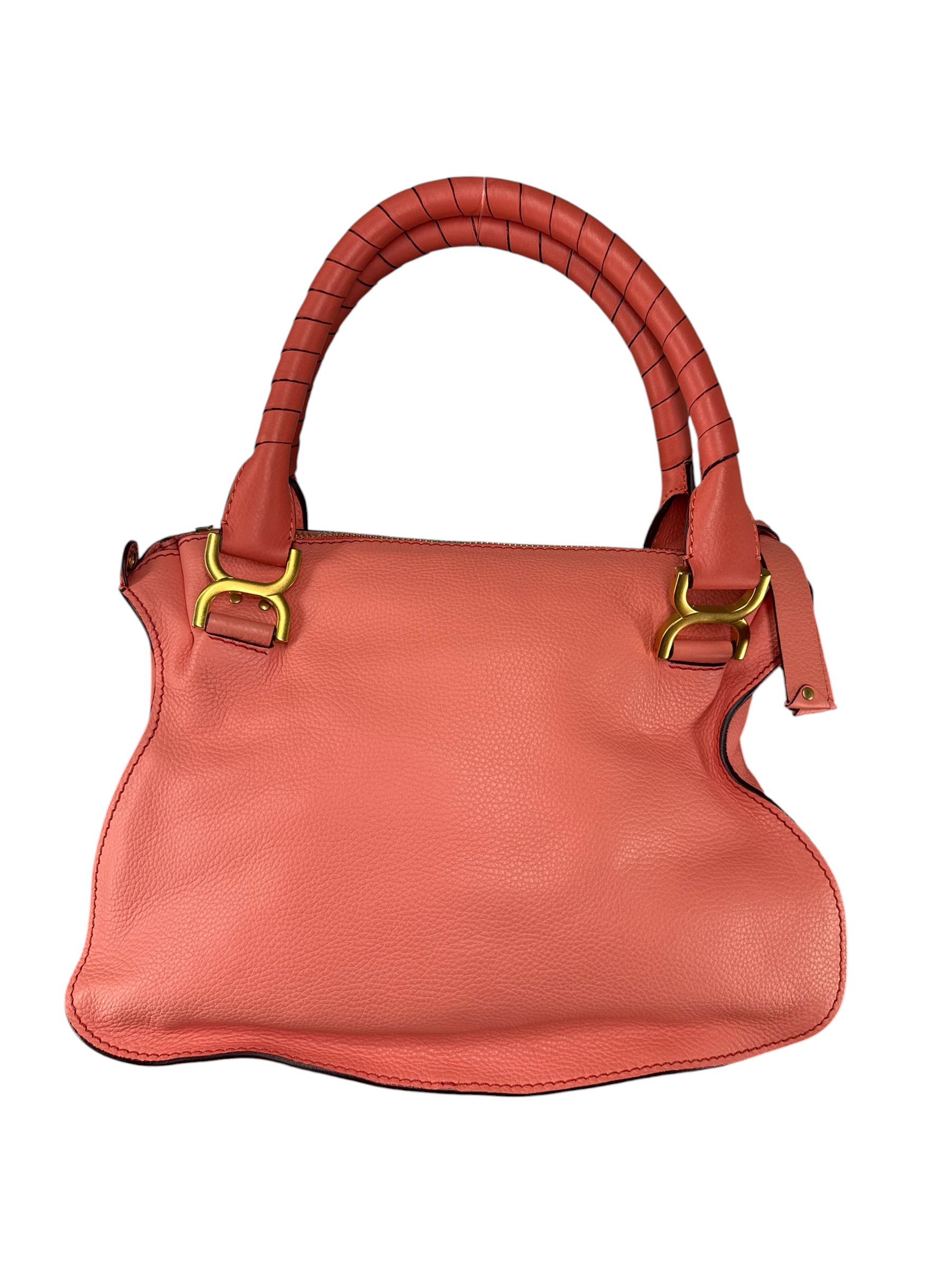 Chloe/Bag/Leather/PNK/SALMON PINK MARCIE SATCHEL view 3