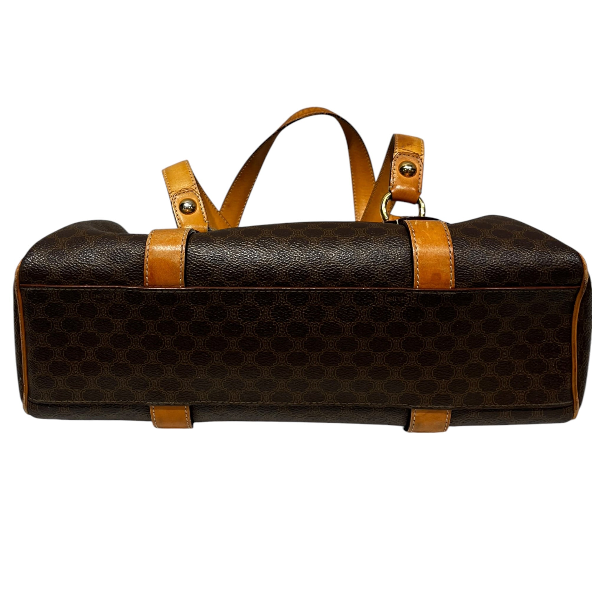 CELINE/Boston Bag/Monogram/BRW/celine monogram boston bag view 3