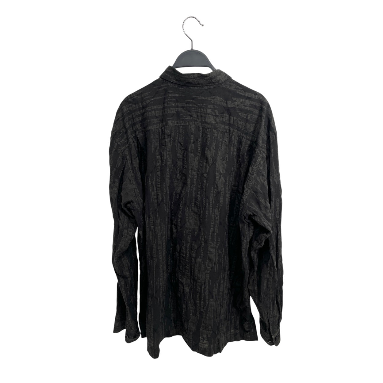 ISSEY MIYAKE MEN/LS Shirt/3/Cotton/GRY/All Over Print/GRAPHIC BUTTON UP view 2