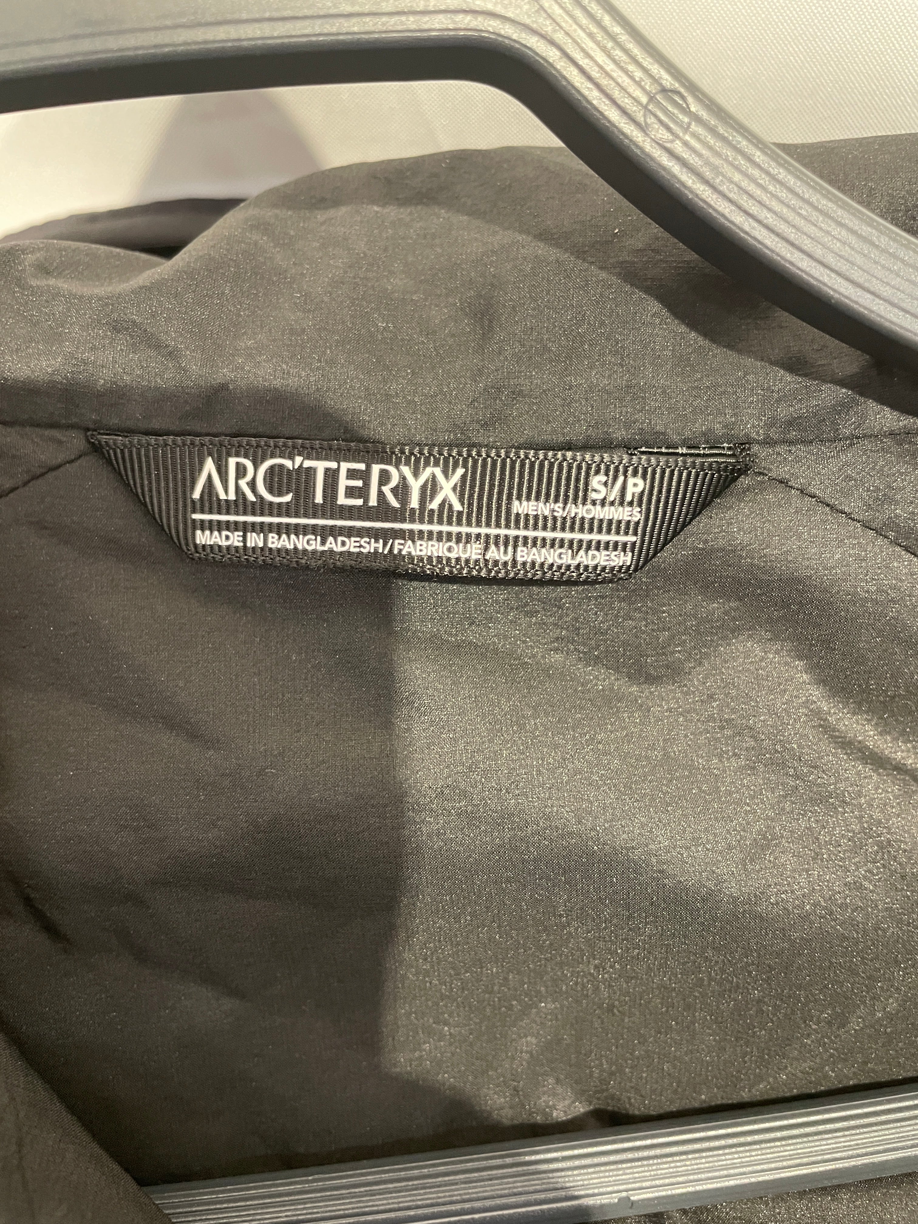 ARC'TERYX/Jacket/S/Polyester/BLK/ATOM LT HOODY MENS view 3