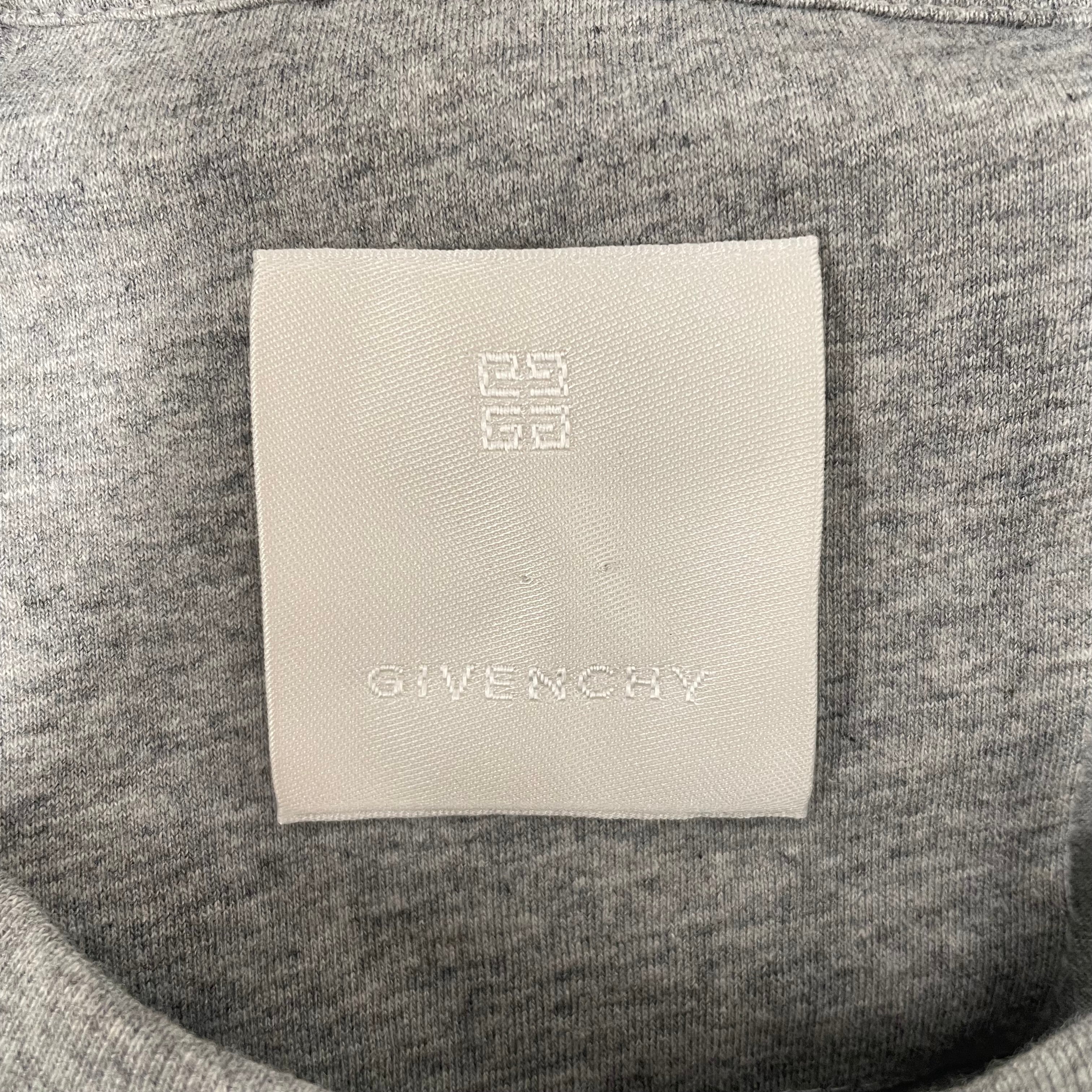 GIVENCHY/T-Shirt/L/Cotton/GRY/All Over Print/FLOWER view 3