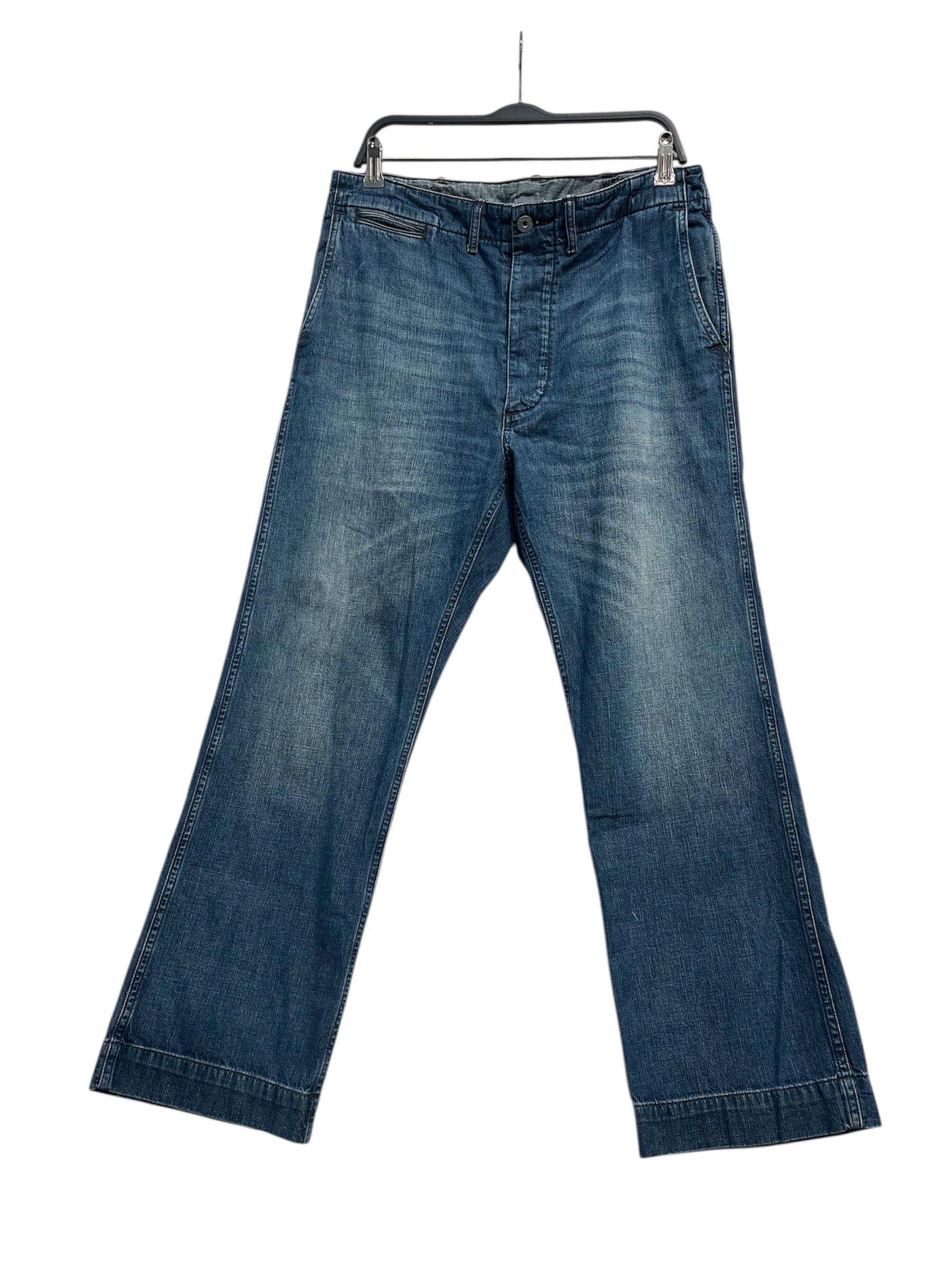RRL/Straight Pants/31/Cotton/BLU/SLACKS CUT, 0120-3274-20 view 1