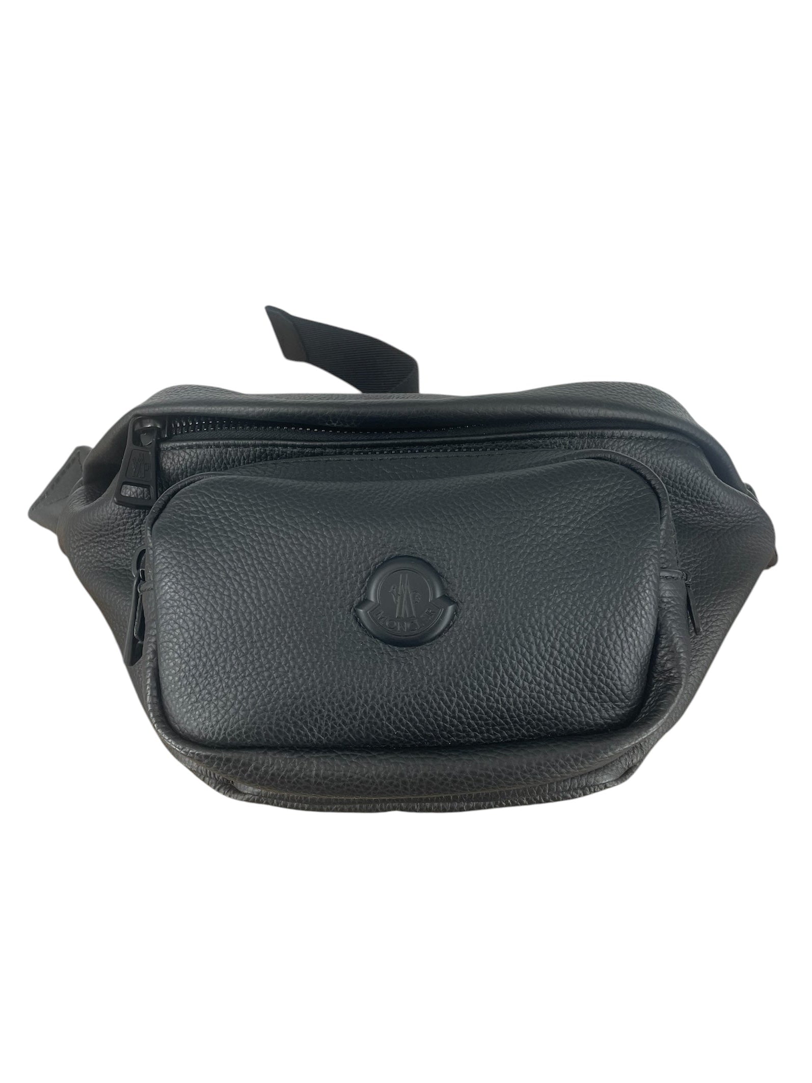 MONCLER/Fanny Pack/Leather/BLK/DURANCE LEATHER WAIST BAG view 1