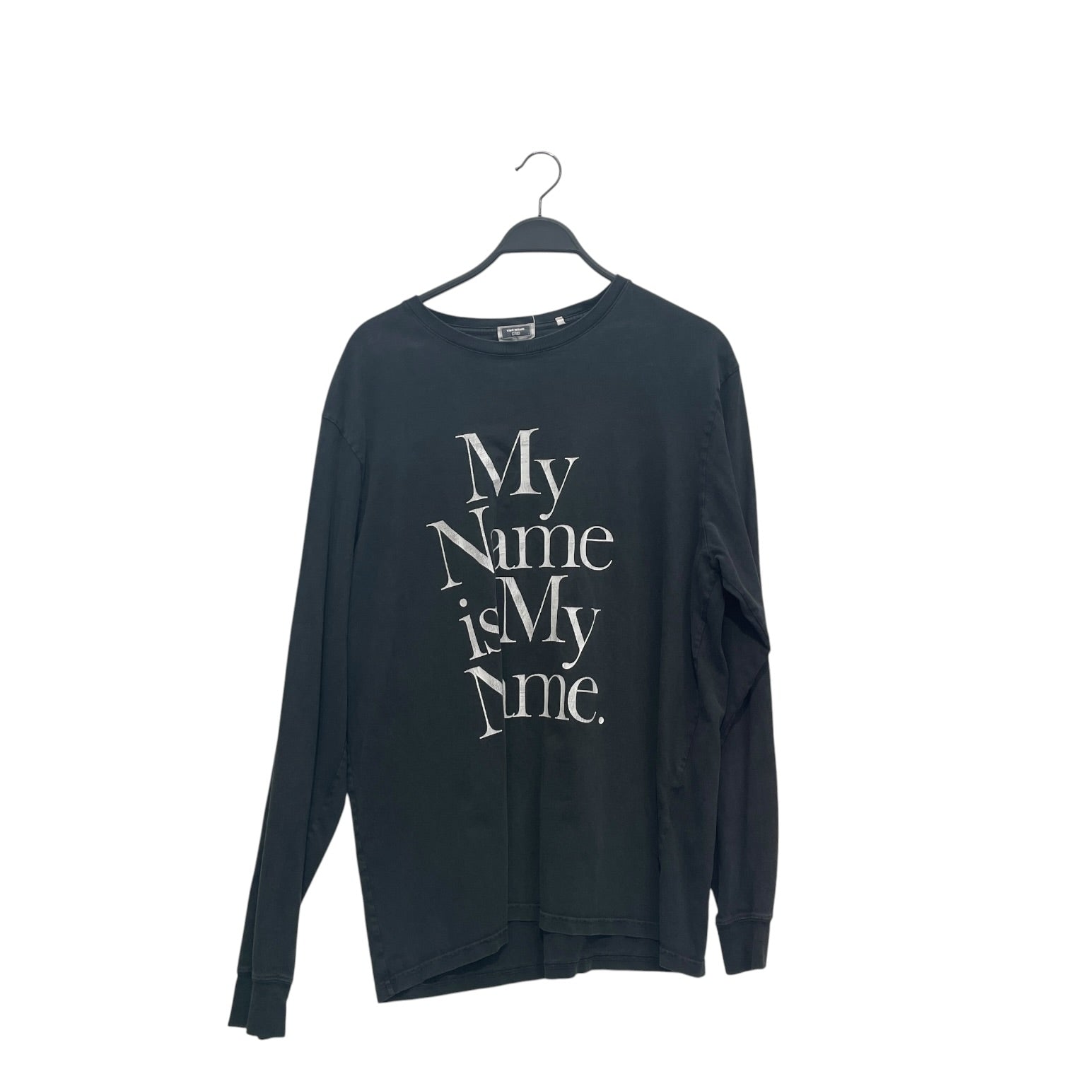 KITH/LS T-Shirt/L/Cotton/GRY/MY NAME IS MY NAME view 1