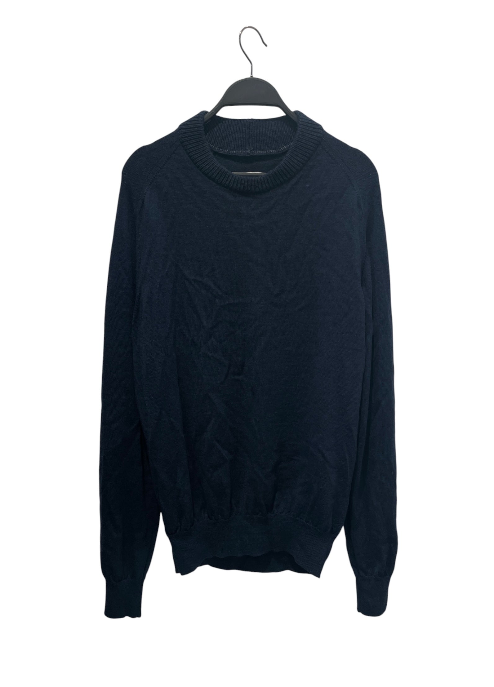 Maison Margiela/Sweater/1/Wool/NVY/LINE 14 RIBBED COLLAR view 1