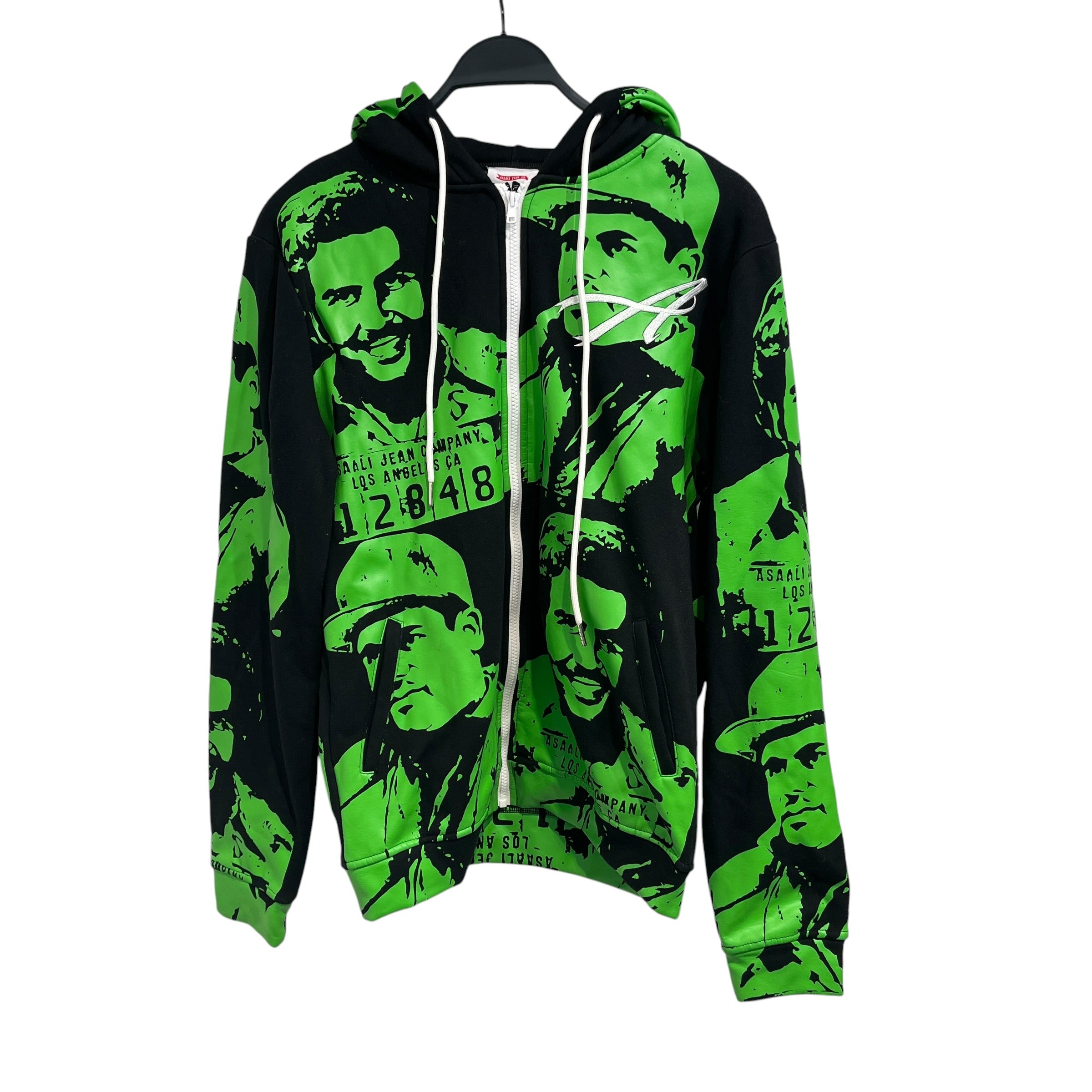 Asaali Jeans Co./Sweatshirt/M/All Over Print/Cotton/BLK/ view 1