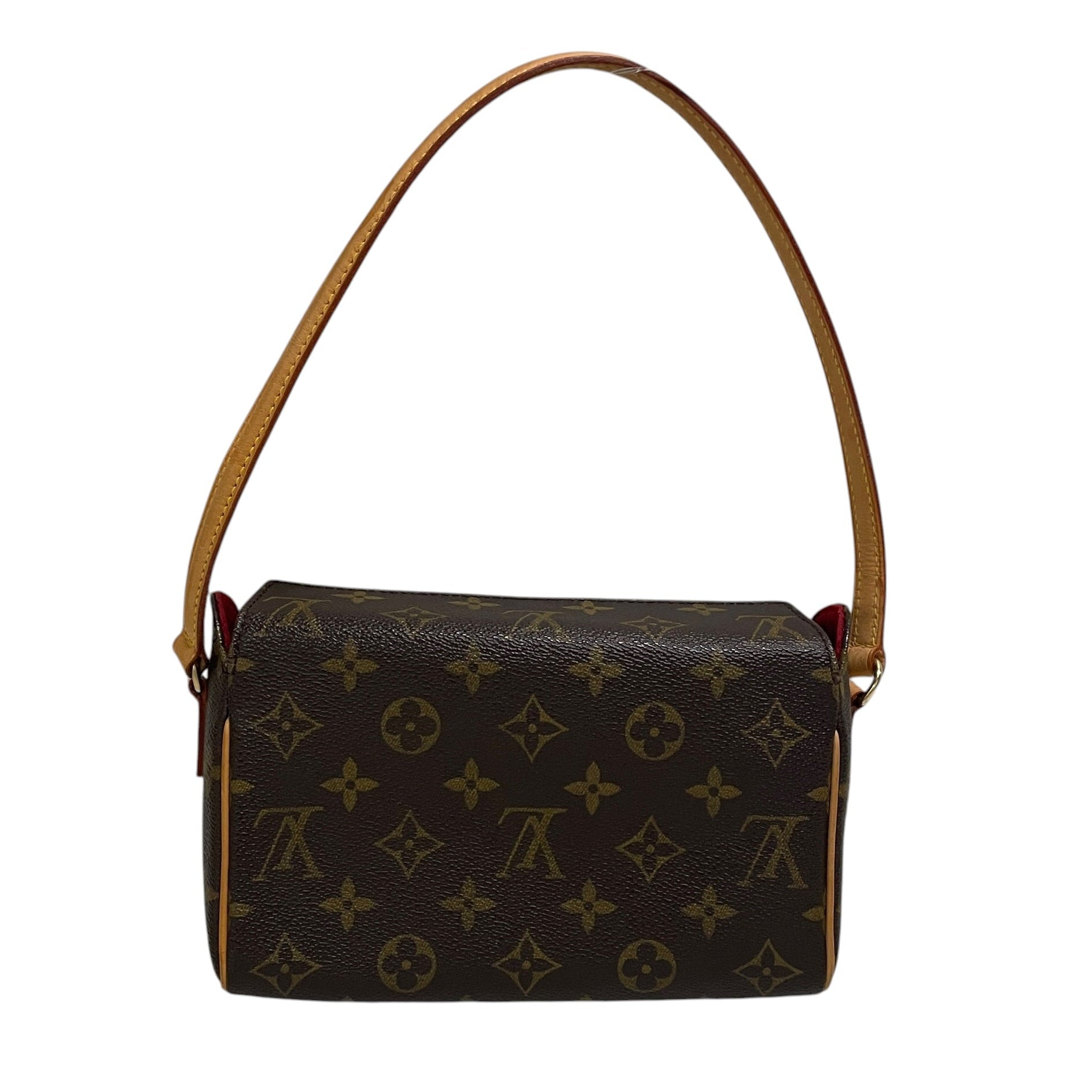 LOUIS VUITTON/Hand Bag/Monogram/BRW/RECITAL/ RED CLOTH INTERIOR view 2
