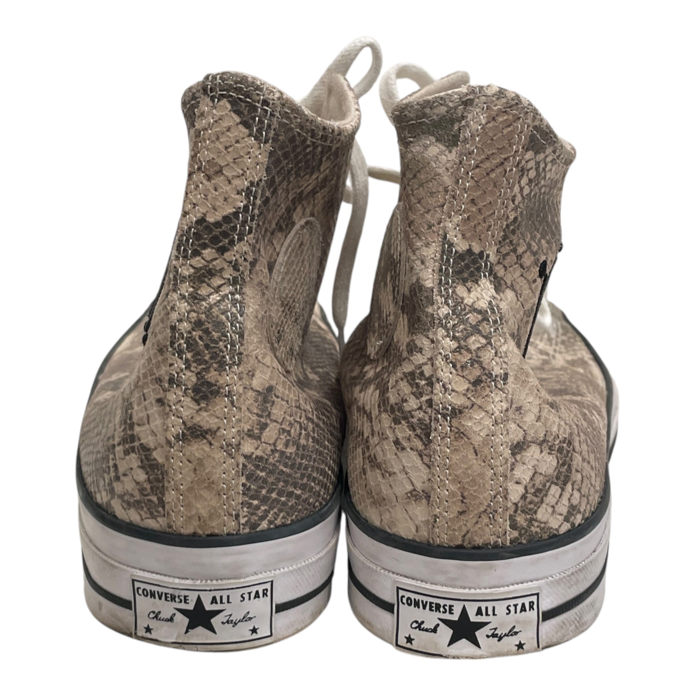 CONVERSE/STUSSY/Hi-Sneakers/US 11.5/Animal Pattern/Cotton/GRN/SNAKE PATTERN A11674C view 3