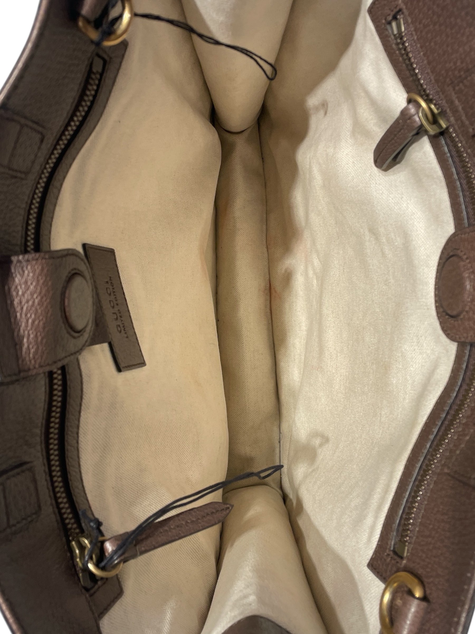 GUCCI/Hand Bag/Monogram/Leather/BRW/Bestiary Tote view 4