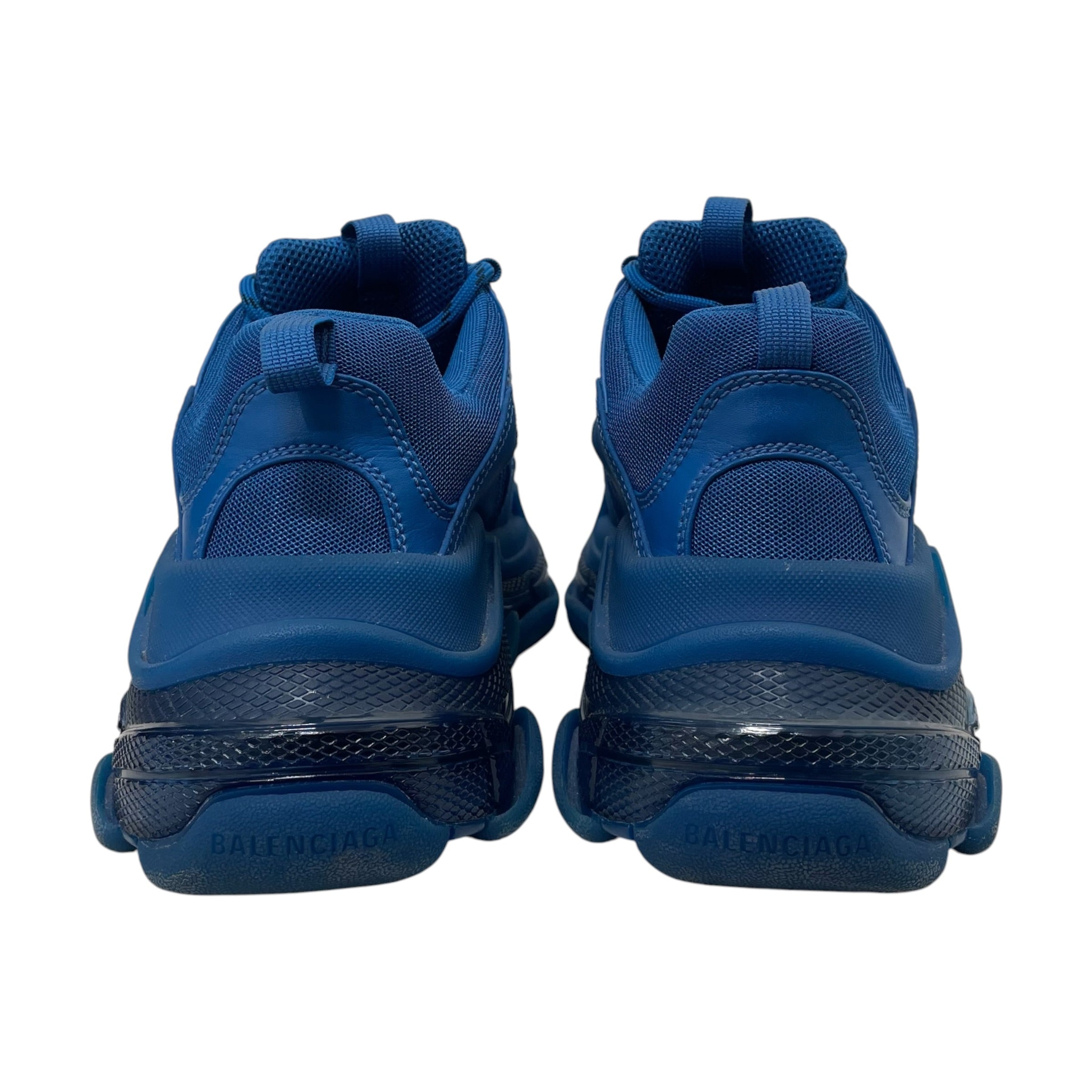 BALENCIAGA/Low-Sneakers/US 7/BLU/Triple S Clear Sole view 5