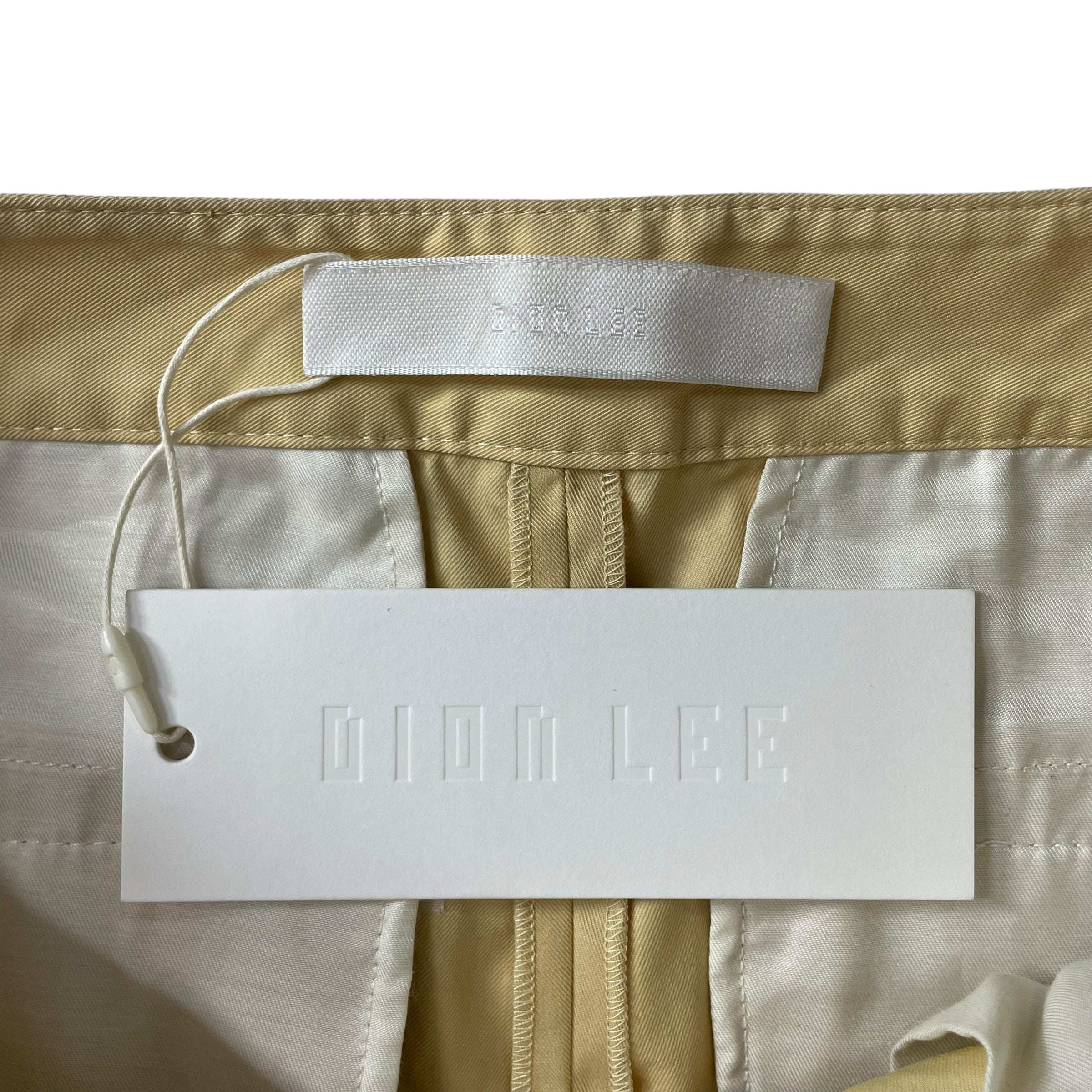 DION LEE/Bootcut Pants/OS/Nylon/YEL/FLARED / BONDAGE view 3