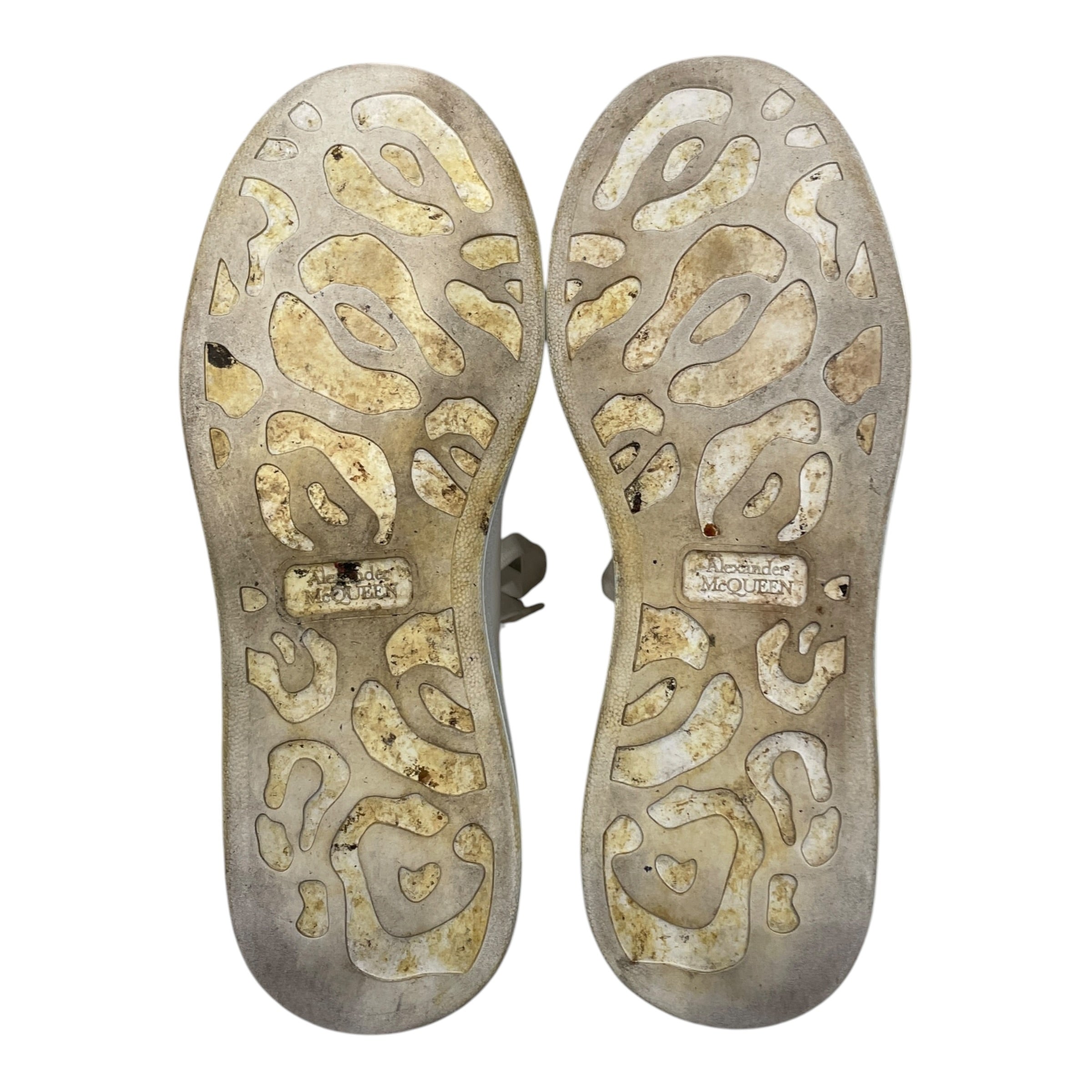 Alexander McQueen/Low-Sneakers/EU 40.5/Leather/WHT/AMQ WHITE LOW SNKR NEON SNAKE view 4