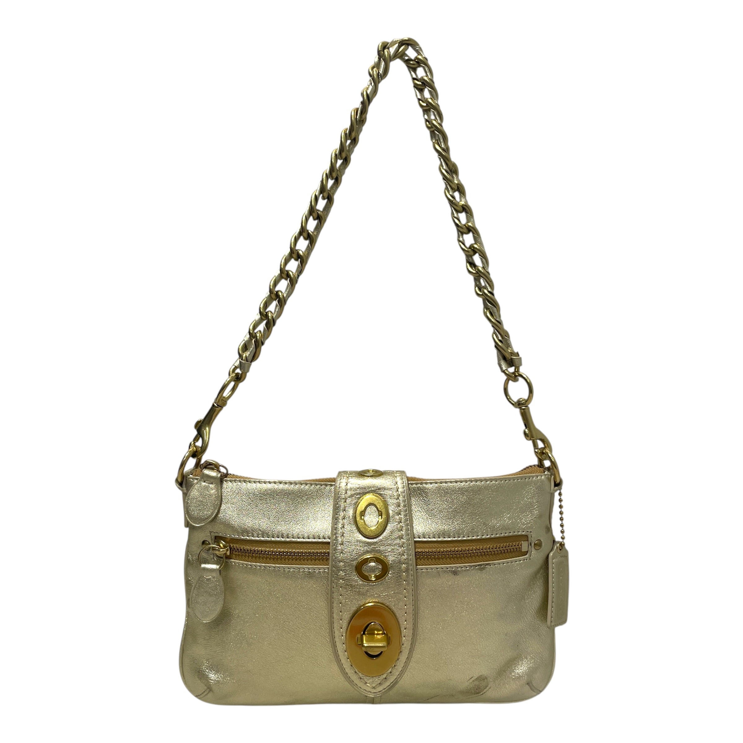 COACH/Hand Bag/Leather/GLD/Bridget Coach Legacy view 1