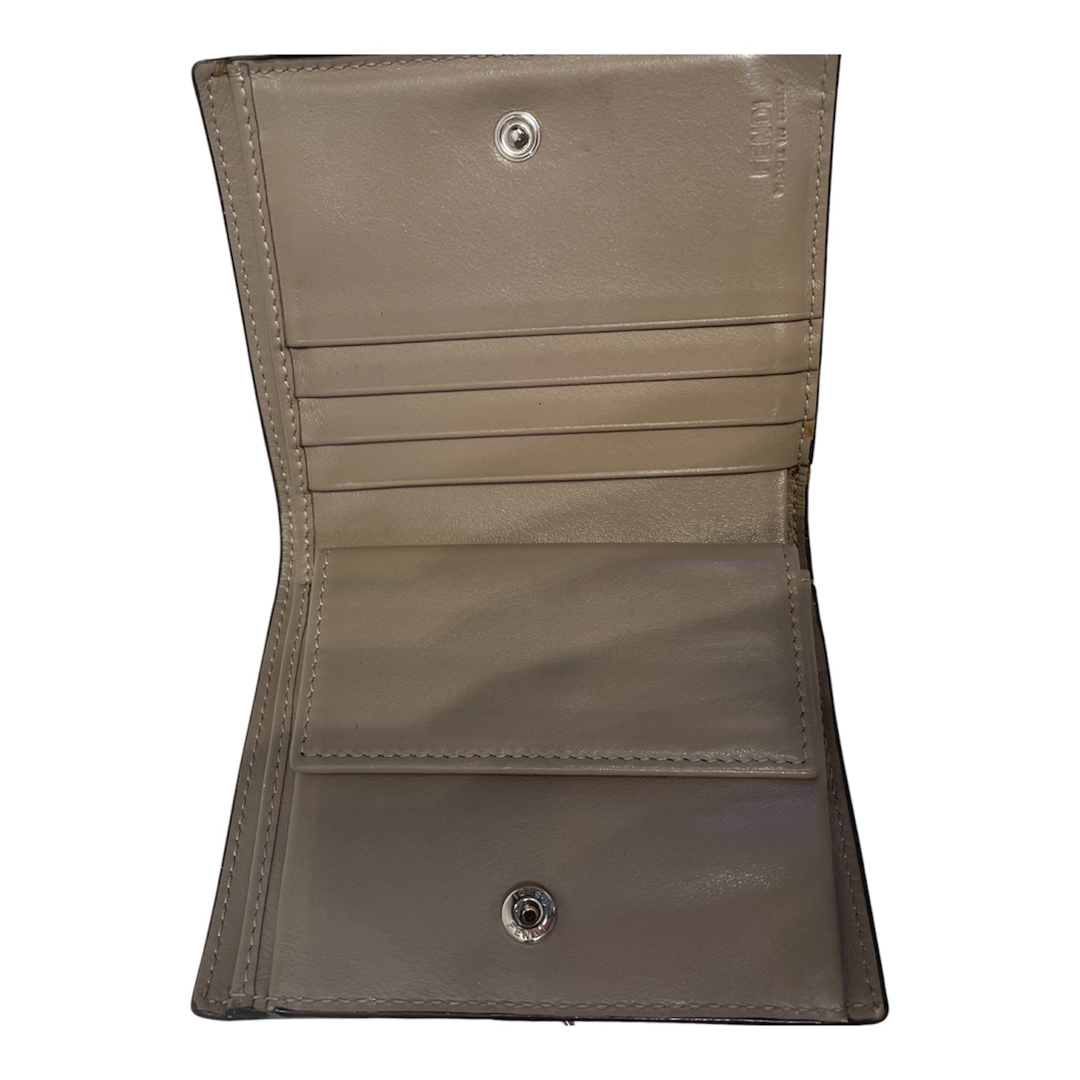 FENDI/Bifold Wallet/Leather/BEG/L's/FENDI BY THE WAY view 3