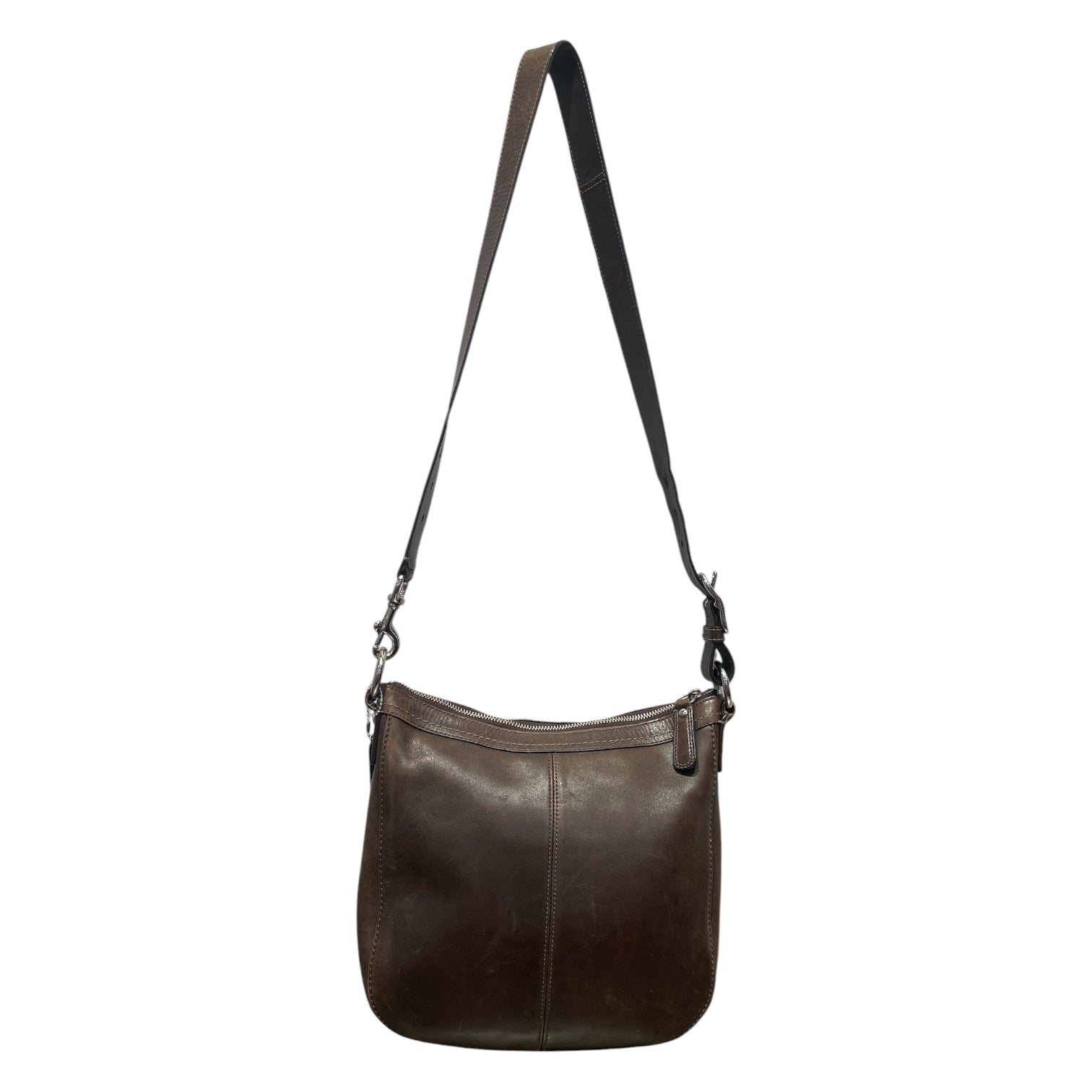 COACH/Cross Body Bag/Leather/BRW/TURQOUISE INTERIOR view 2