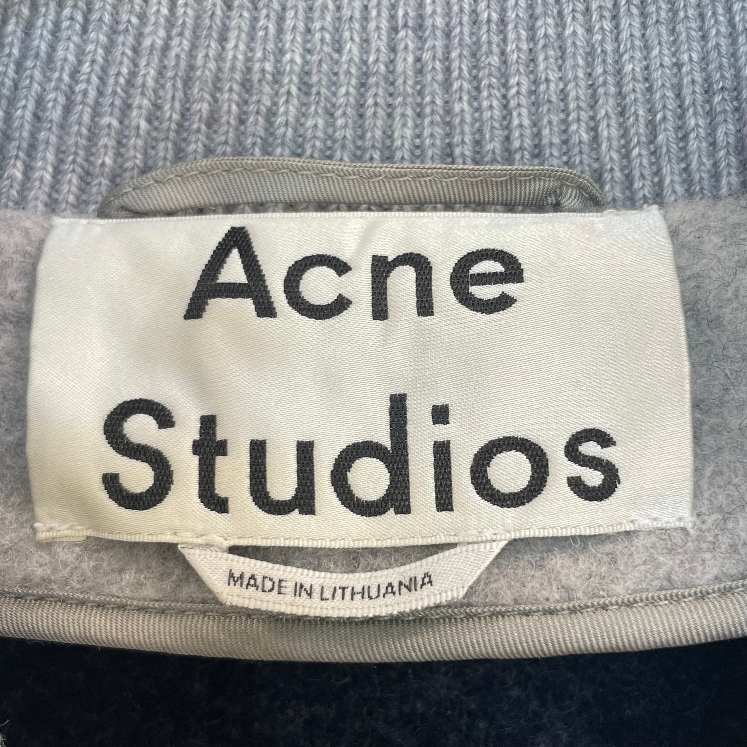 Acne Studios/Puffer Jkt/L/Wool/GRY/Grey Wool Bomber view 5