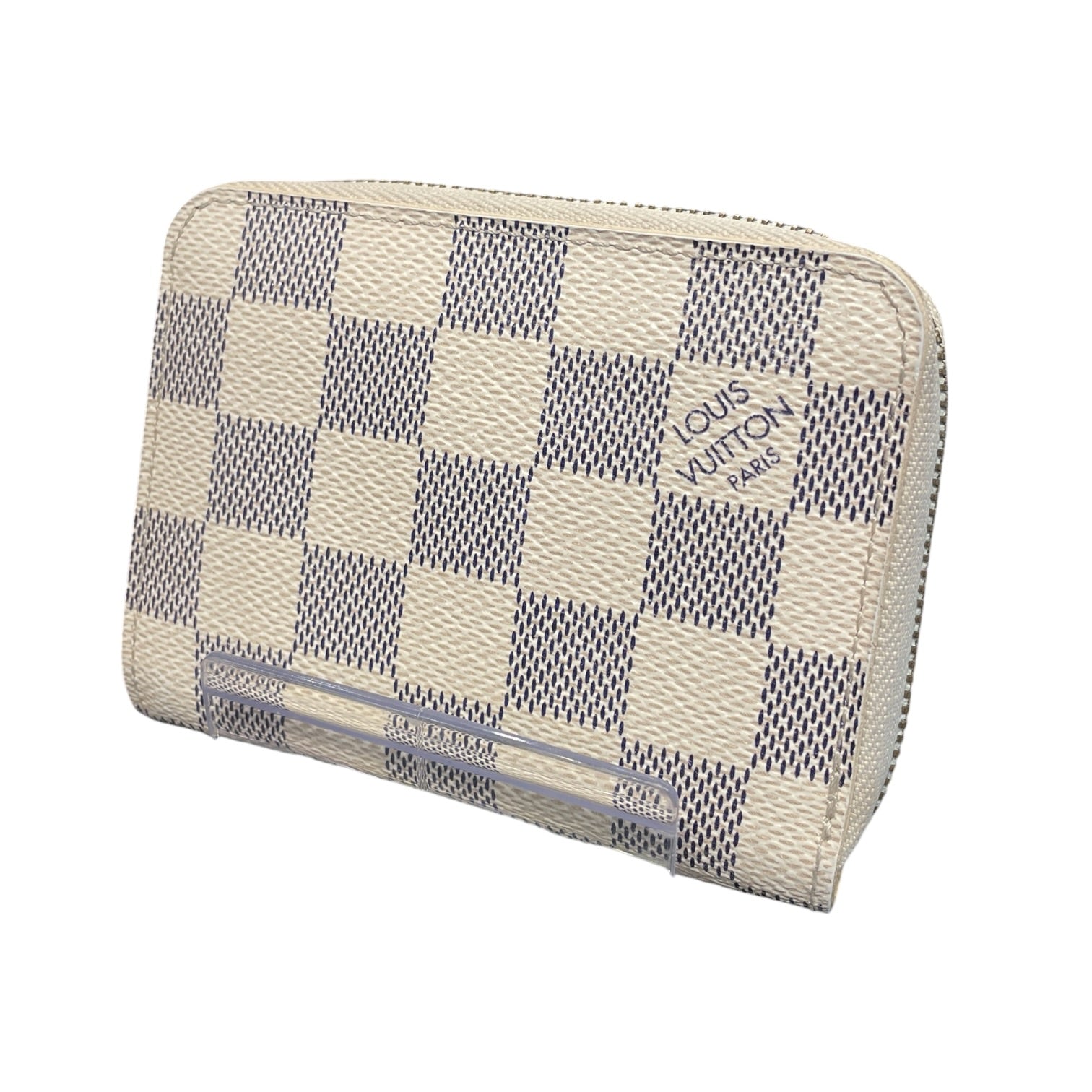LOUIS VUITTON/Coin Wallet/Monogram/Leather/CRM/DAMIER AZURE view 1