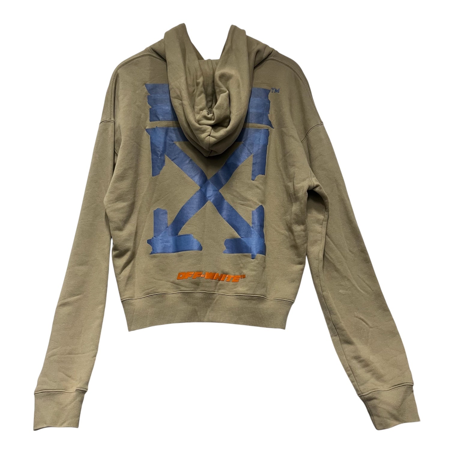 OFF-WHITE/Hoodie/XS/Cotton/KHK/caravaggio view 2