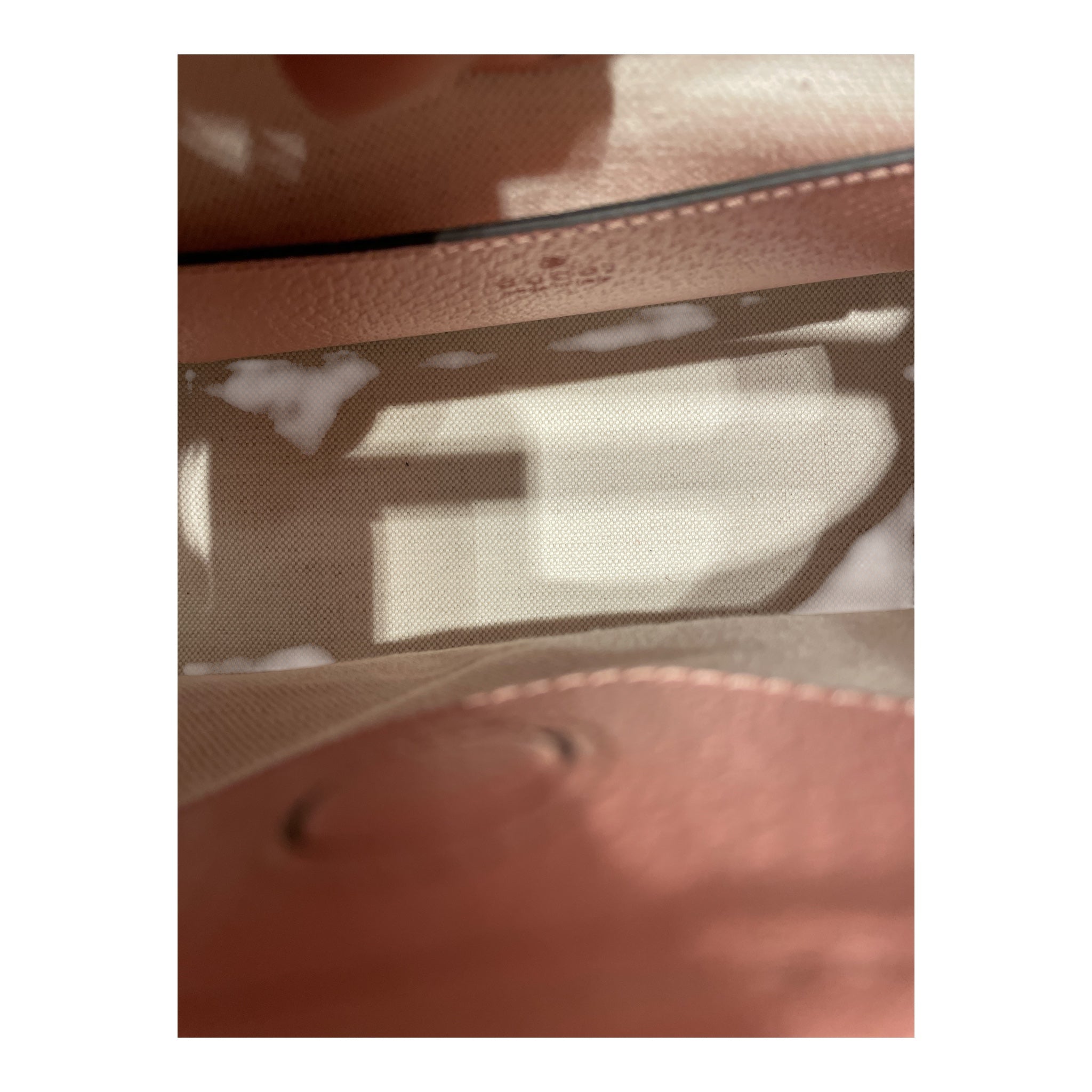 GUCCI/Tote Bag/Monogram/Leather/PNK/Ophidia Pink Tote Bag view 3