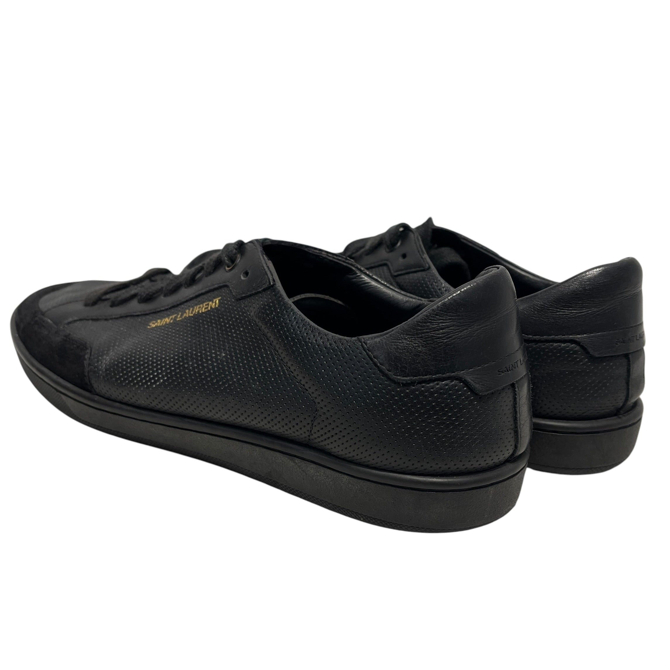 SAINT LAURENT/Low-Sneakers/US 9/Leather/BLK/COURT CLASSIC view 2