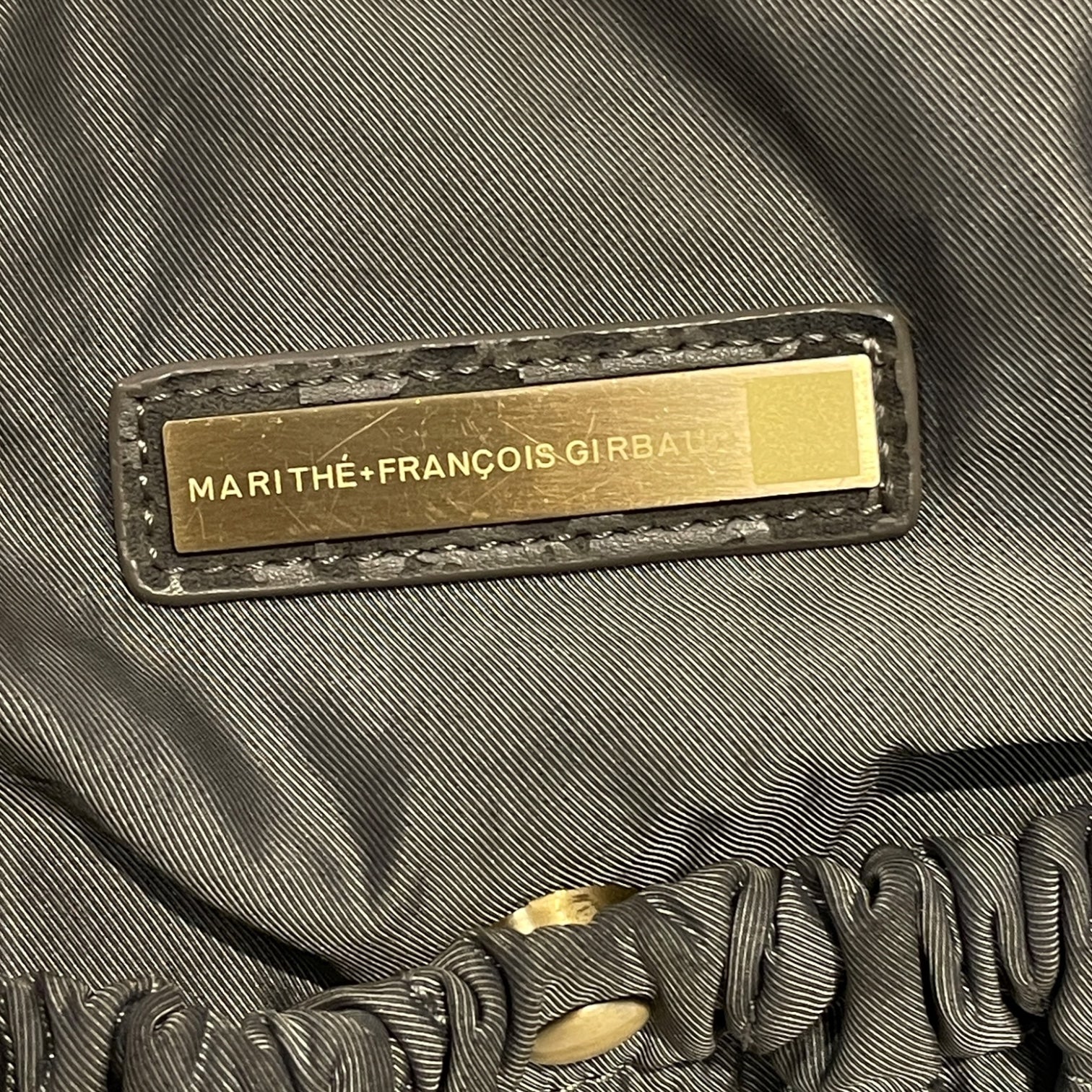 MARITHE FRANCOIS GIRBAUD/Hand Bag/Nylon/GRY/GOLD LOGO FRONT HARDWARE view 5