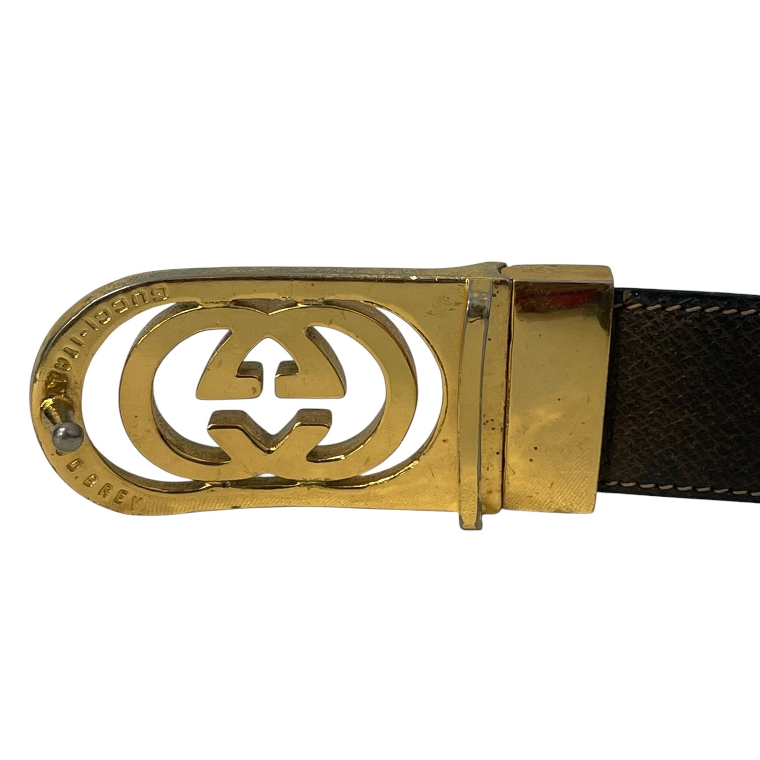GUCCI/Belt/Leather/BLK/ view 3