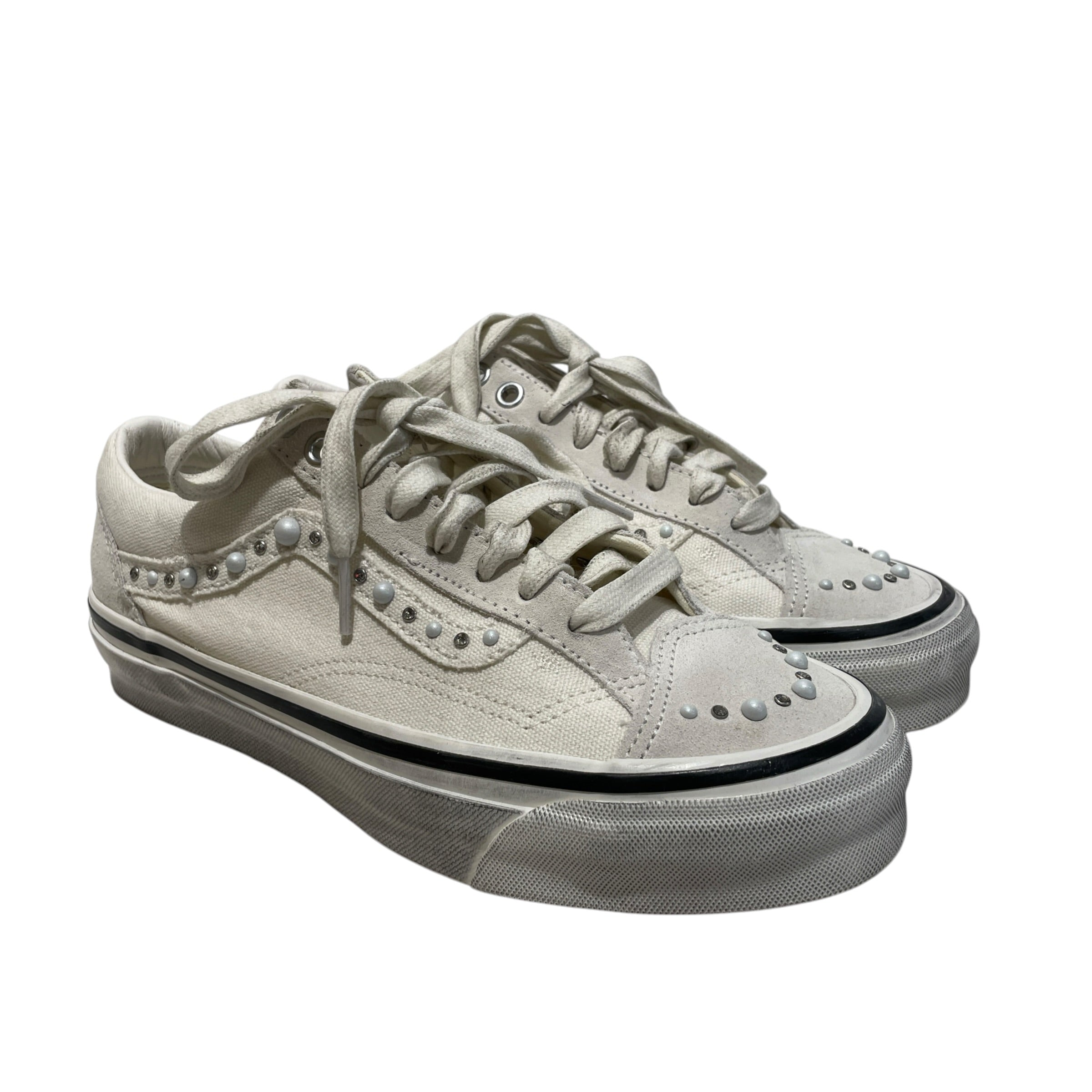 VANS/Low-Sneakers/US 8.5/Cotton/WHT/PEARLIZED PACK MARSHMALLOW view 1