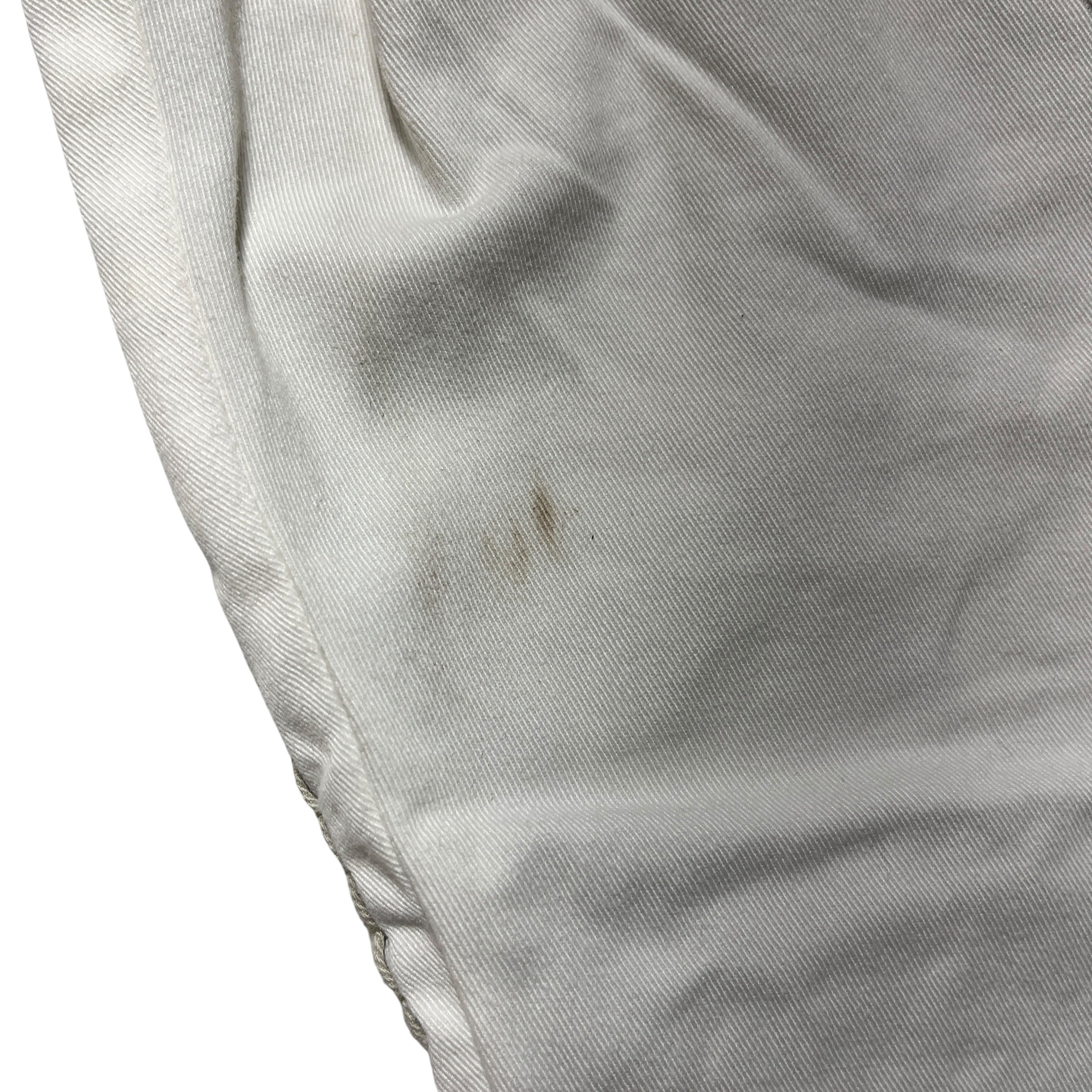 POLO RALPH LAUREN/Skinny Pants/30/Cotton/WHT/All Over Print/Repaired Graffiti Pants view 4