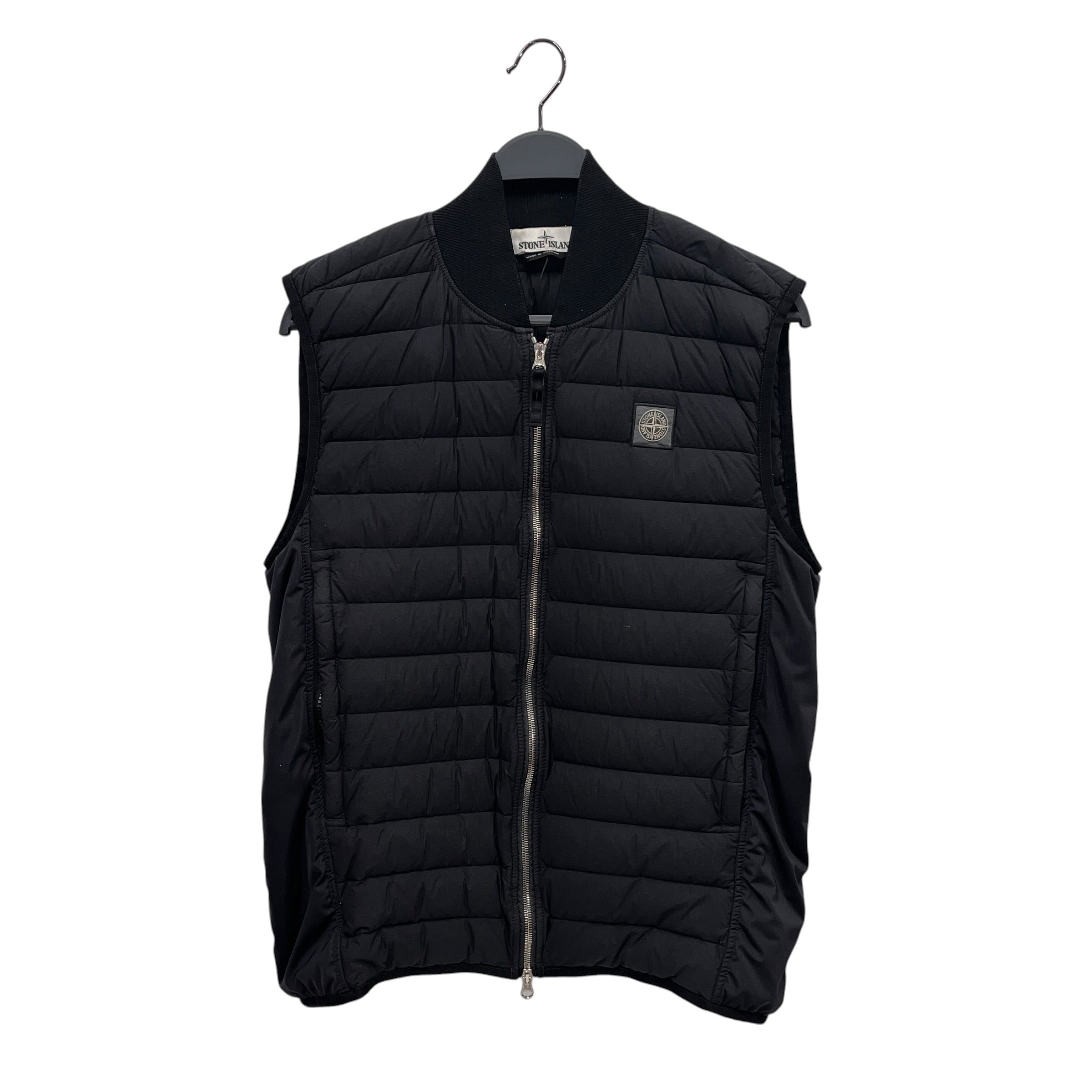 STONE ISLAND/Puffer Vest/M/Nylon/BLK/7415G0225 view 1