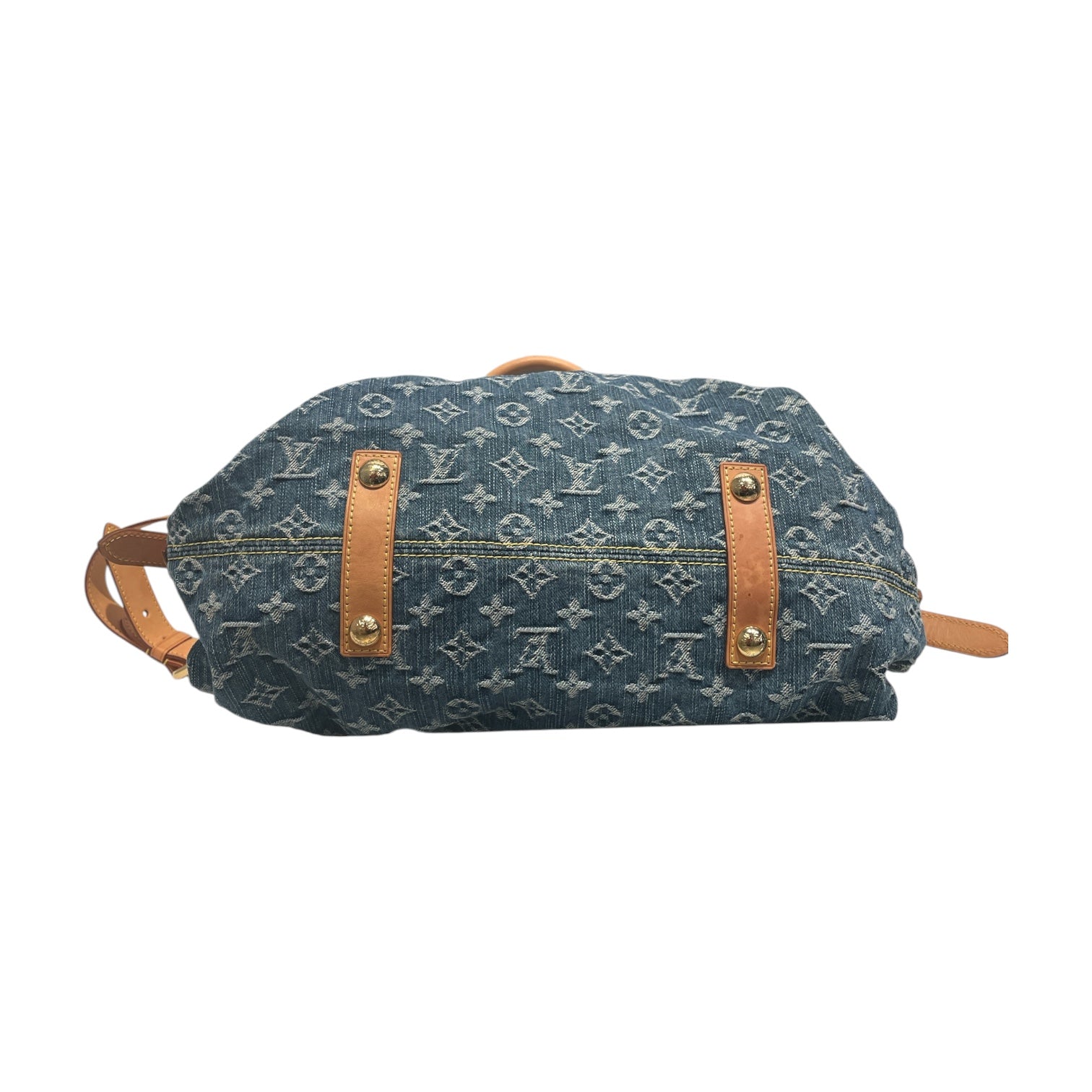 LOUIS VUITTON/Bag/All Over Print/Denim/BLU/Neo Cabby GM blue denim bag view 3