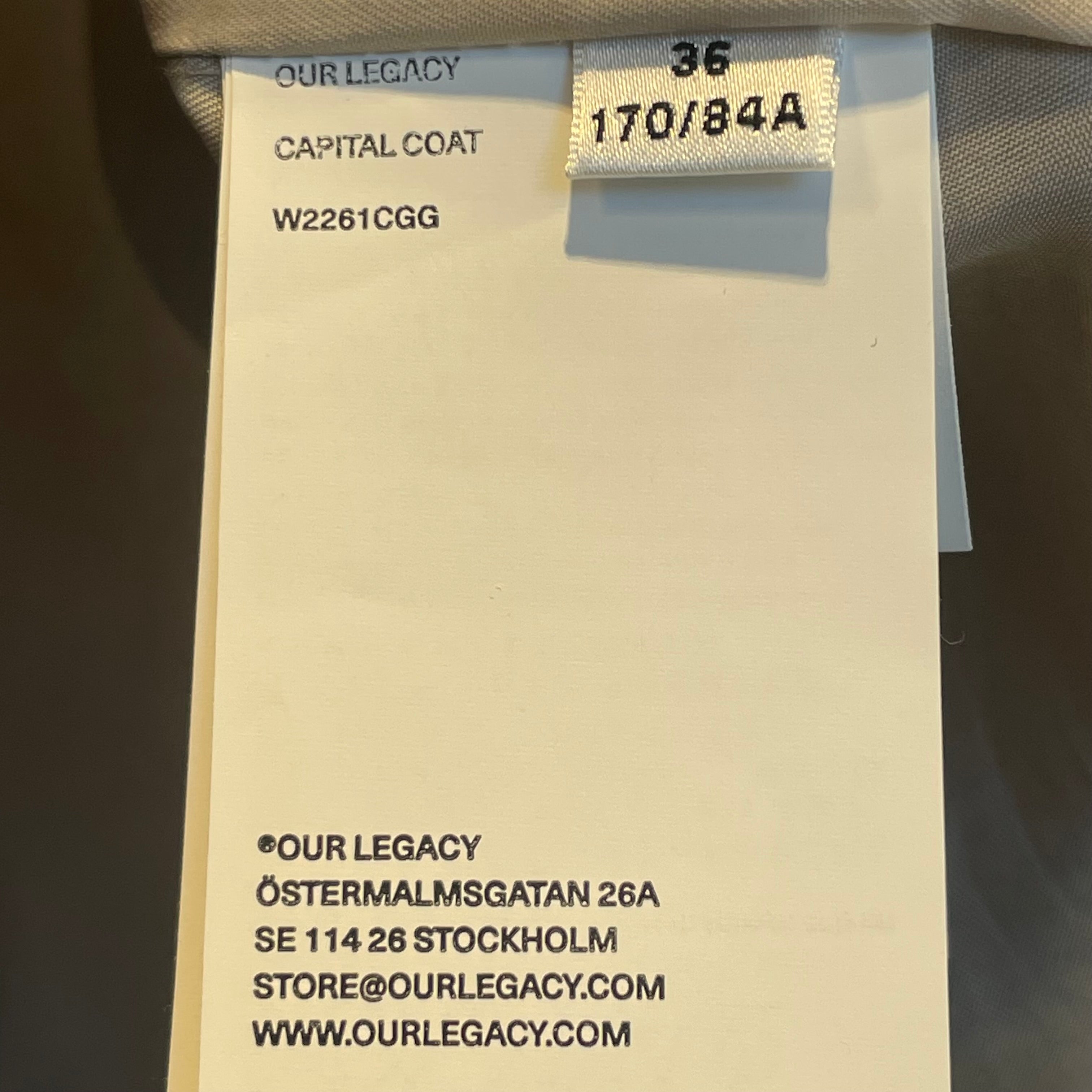 our legacy/Coat/36/BEG/cloak carcoat view 4