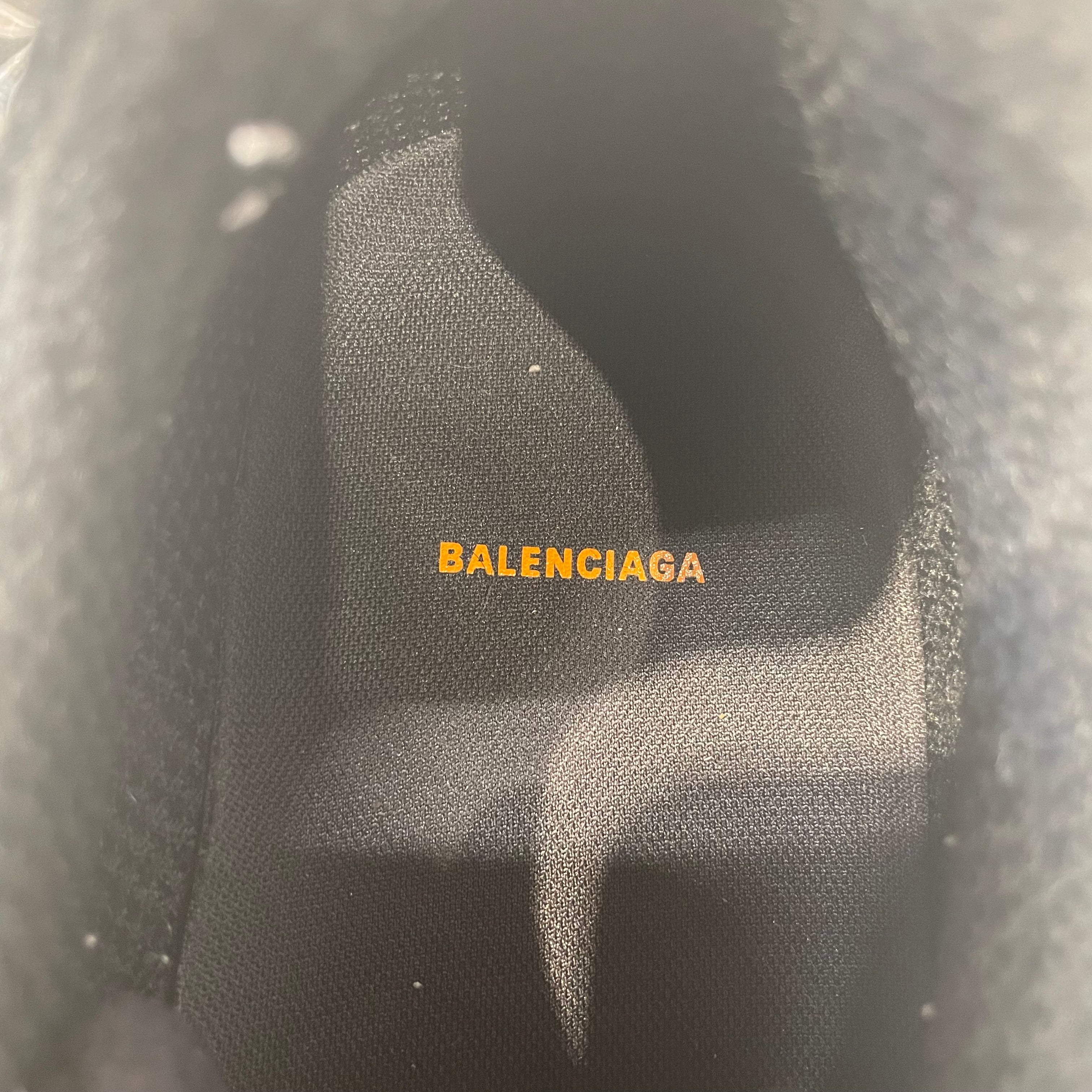 BALENCIAGA/Low-Sneakers/EU 45/Border/Nylon/ORN/ view 3