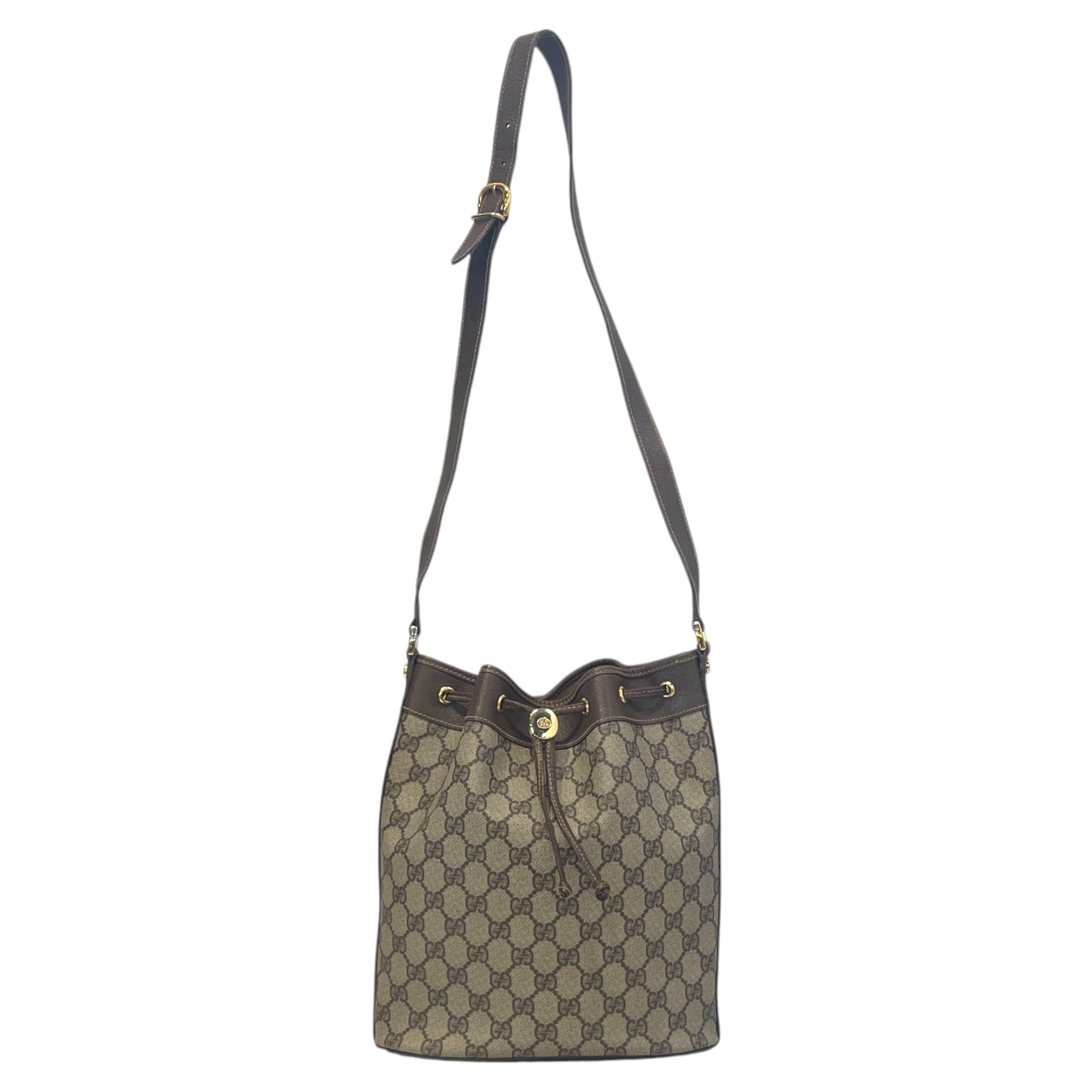 GUCCI/Bag/Monogram/BRW/Supreme Web Sherry Line PVC view 1
