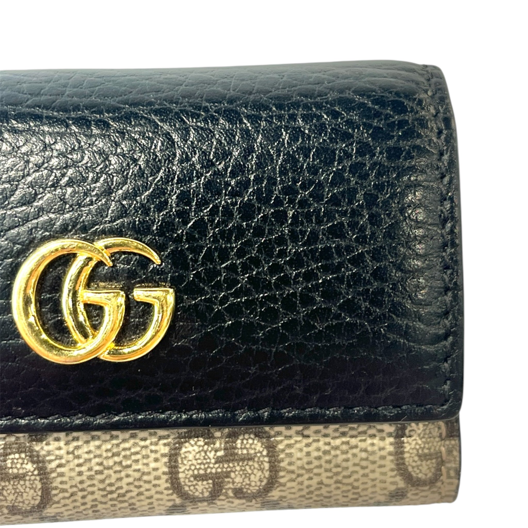 GUCCI/Wallet/Monogram/Leather/NVY/KEYHOLDER view 6