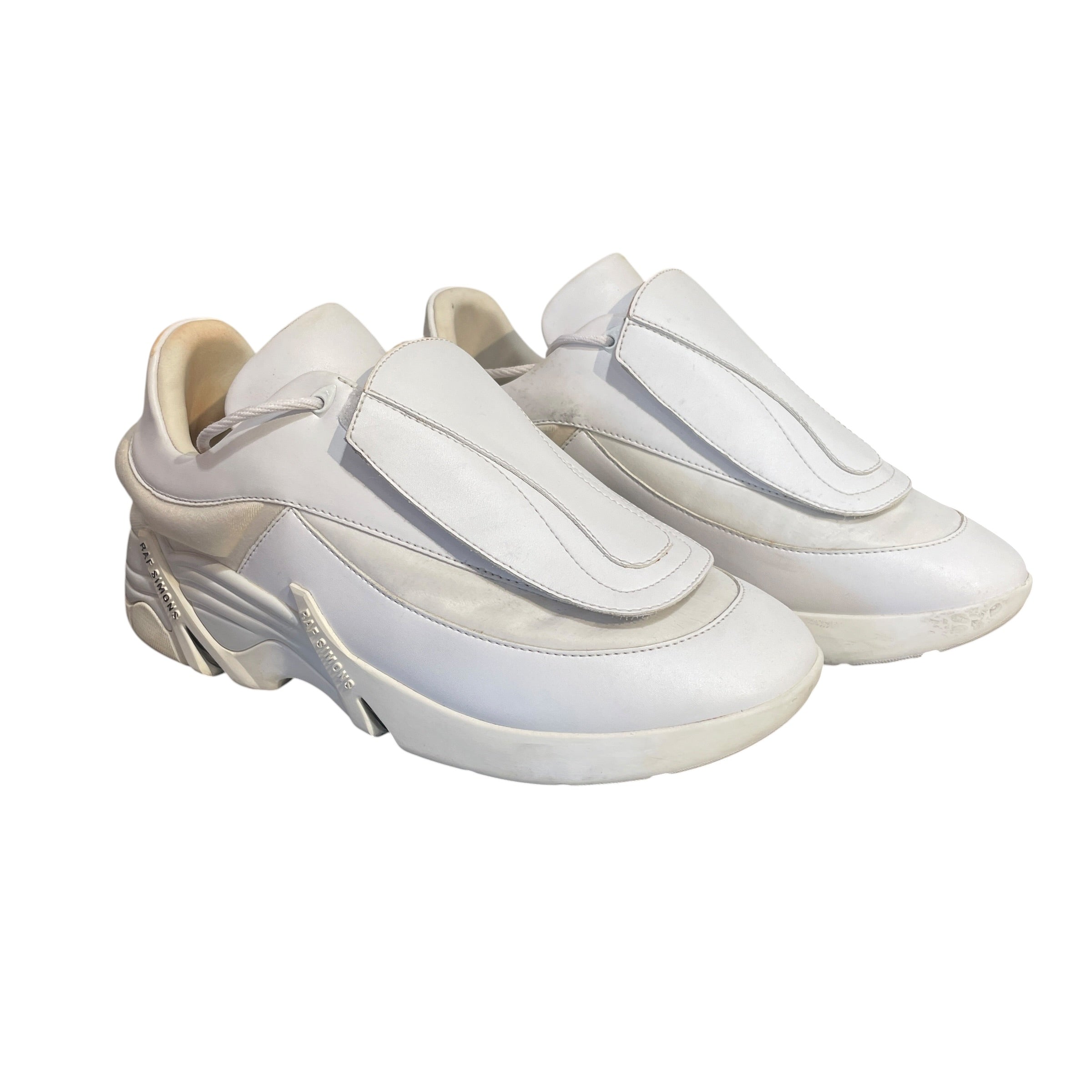 RAF SIMONS/Low-Sneakers/EU 40/Leather/WHT/AnteI view 1