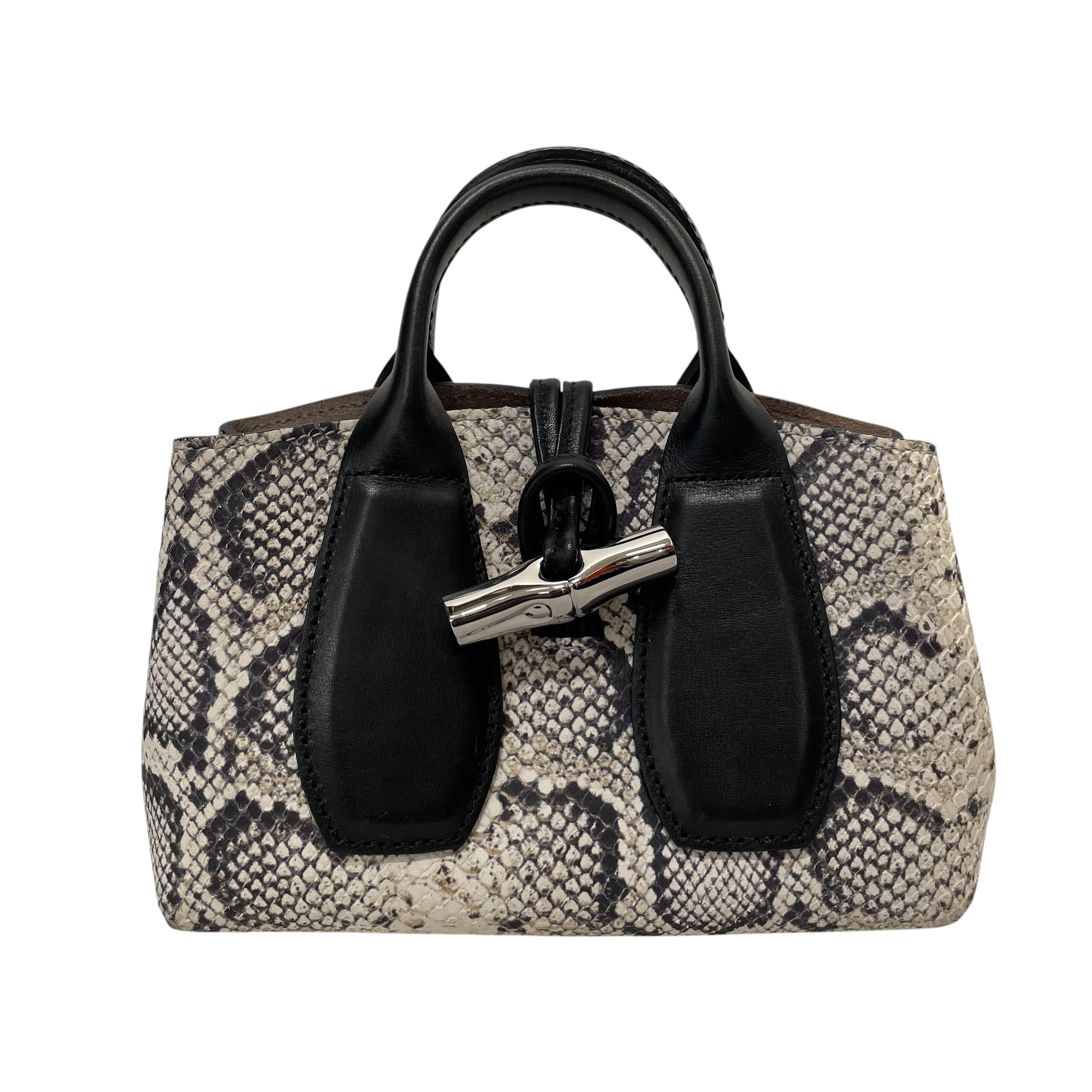 LONGCHAMP/Clutch Bag/Animal Pattern/BLK/ view 1