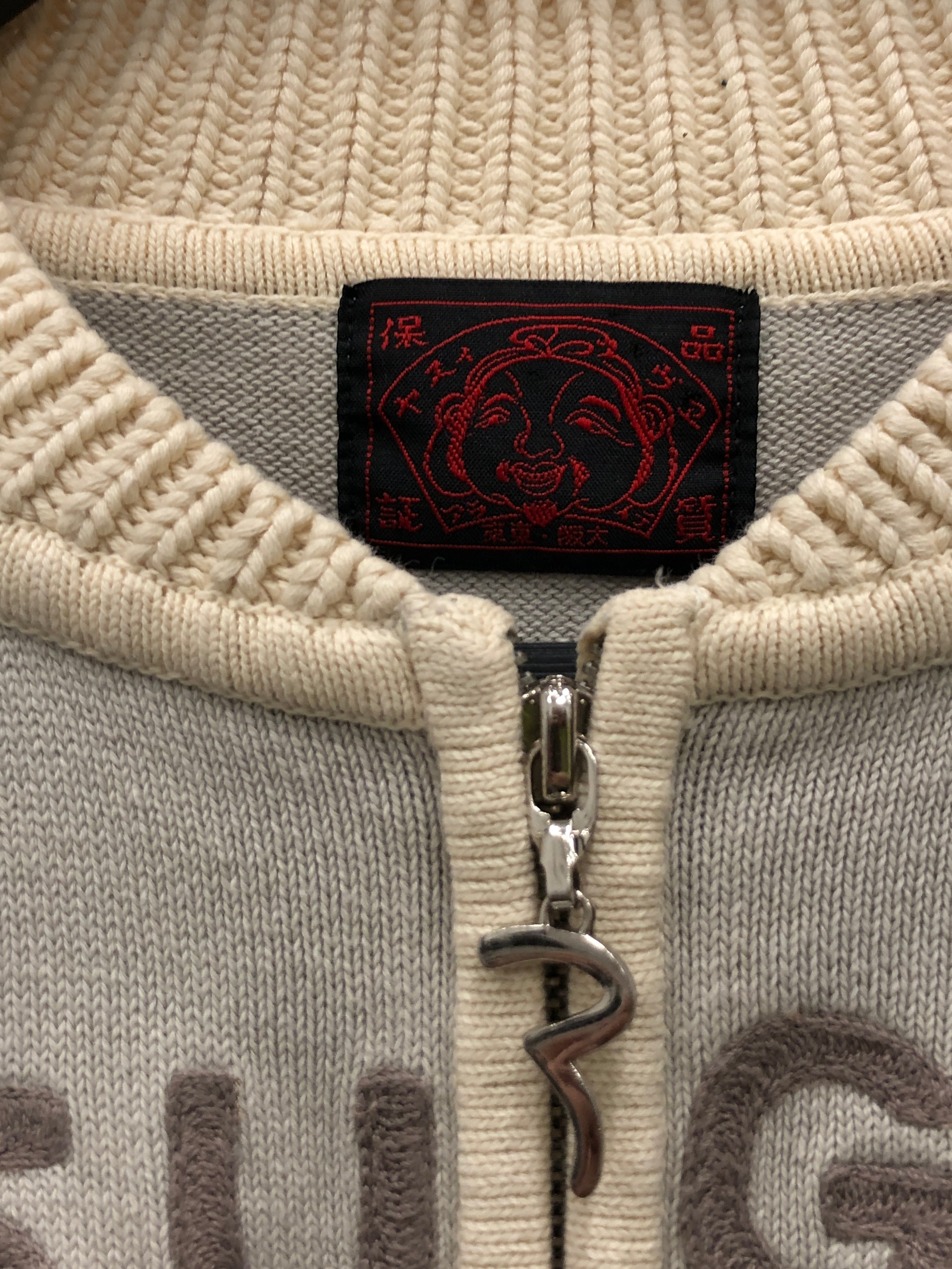 EVISU/Jacket/M/Cotton/GRY/Graphic/ view 3