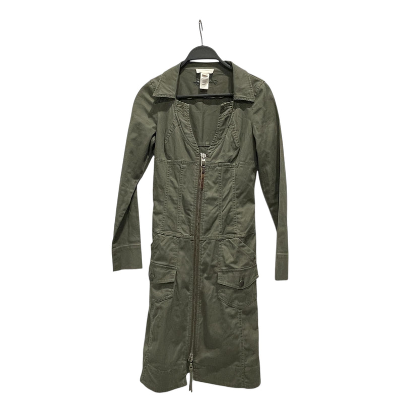 DIESEL/Trench Coat/XS/Cotton/GRN/