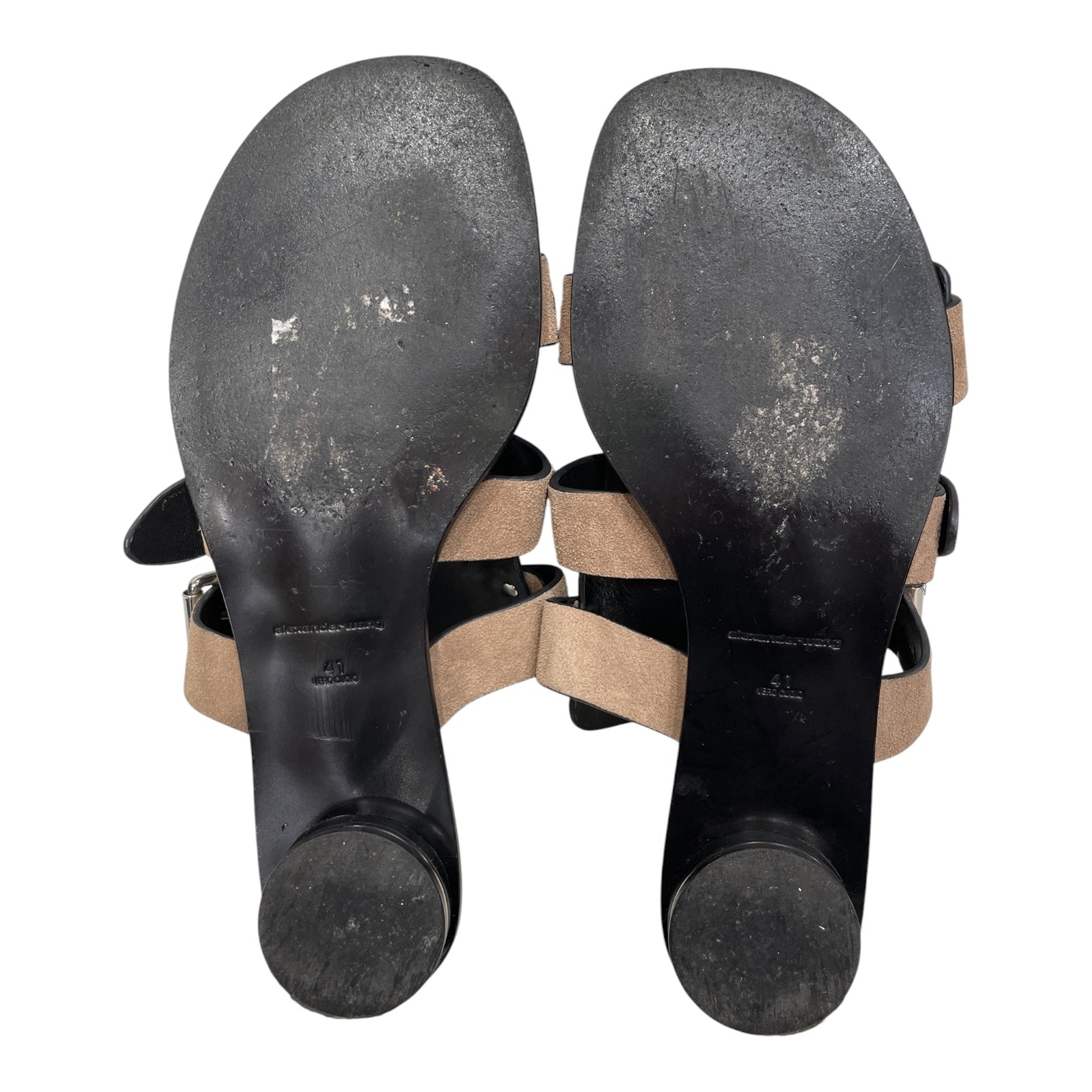 Alexander Wang/Sandals/EU 41/Suede/KHK/METAL HARDWARE SANDAL view 6