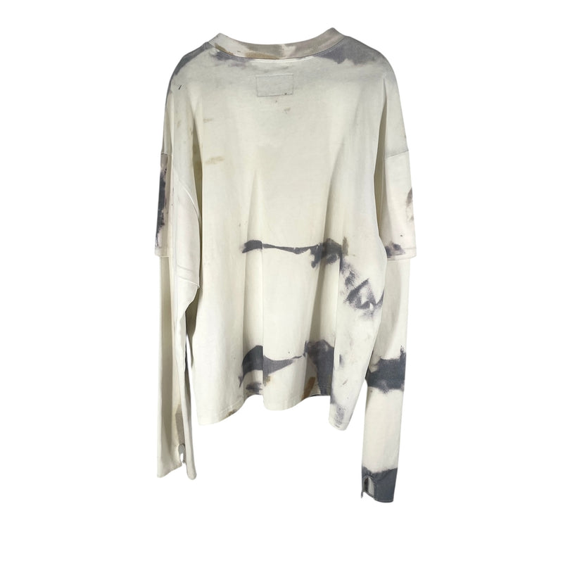 WHO DECIDES WAR/LS T-Shirt/L/Cotton/MLT/CRM DOUBLE LAYER LS TOP