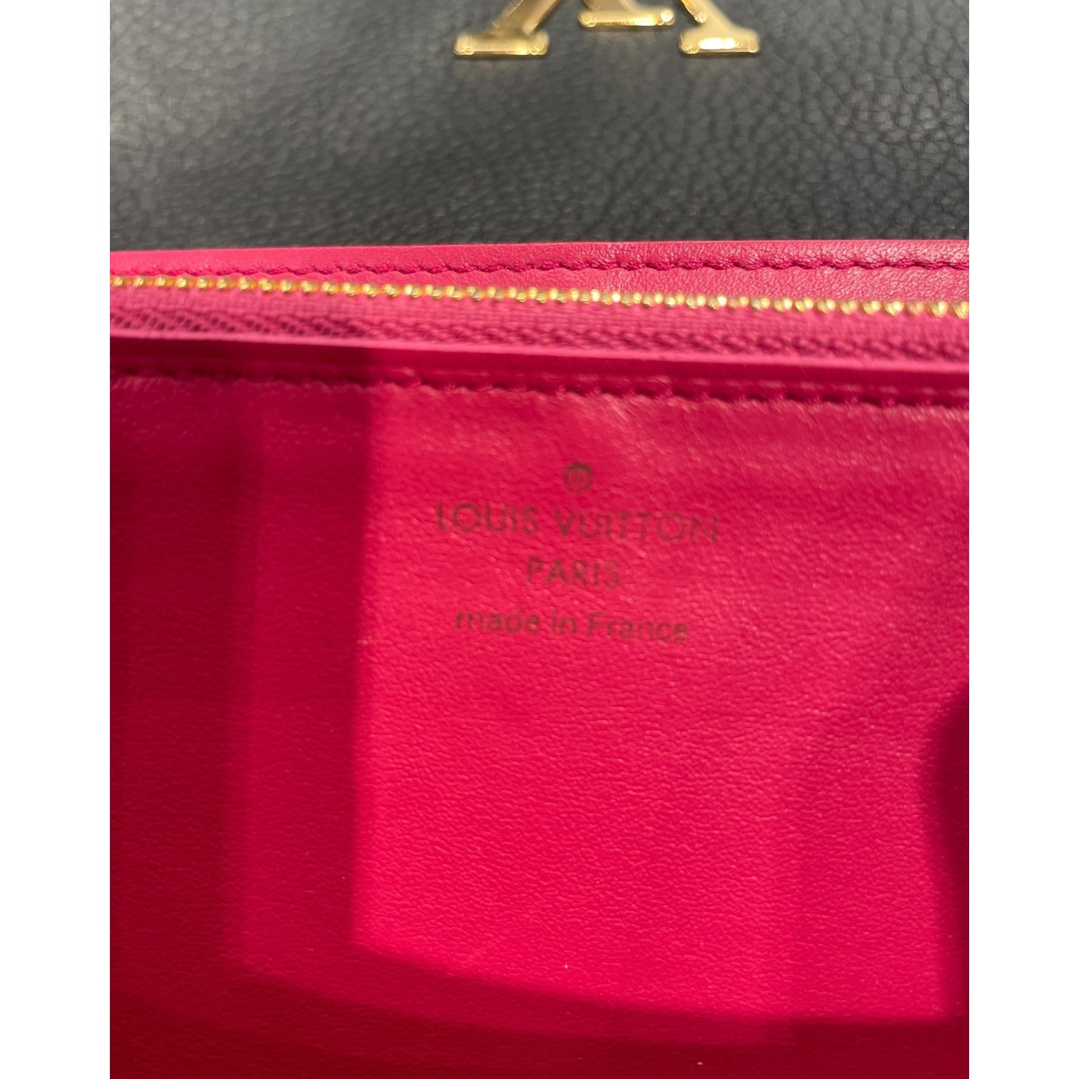 LOUIS VUITTON/Bifold Wallet/Leather/BLK/ view 3