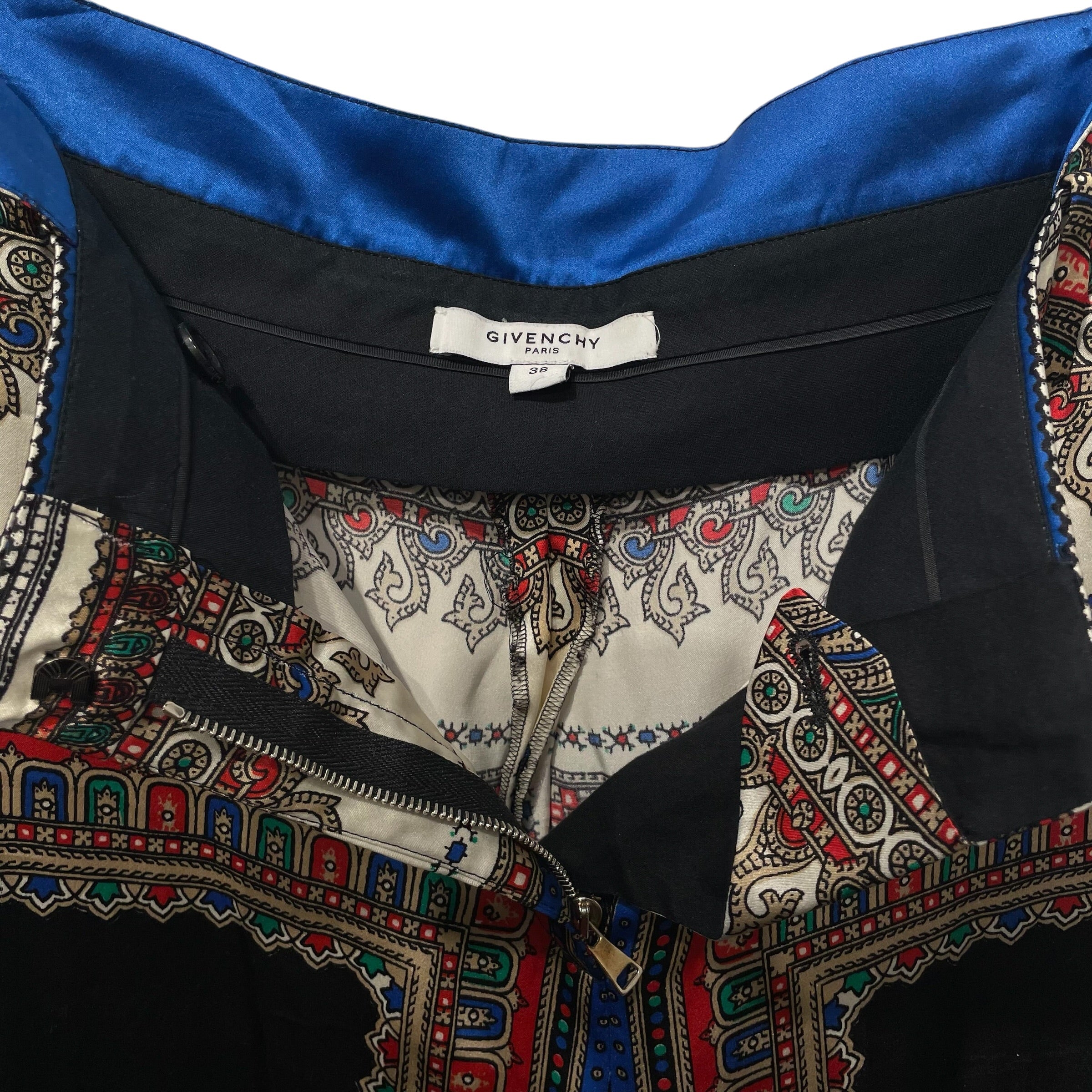 GIVENCHY/Straight Pants/38/Paisley/Silk/MLT/TAPESTRY PRINT TISCI ERA view 3