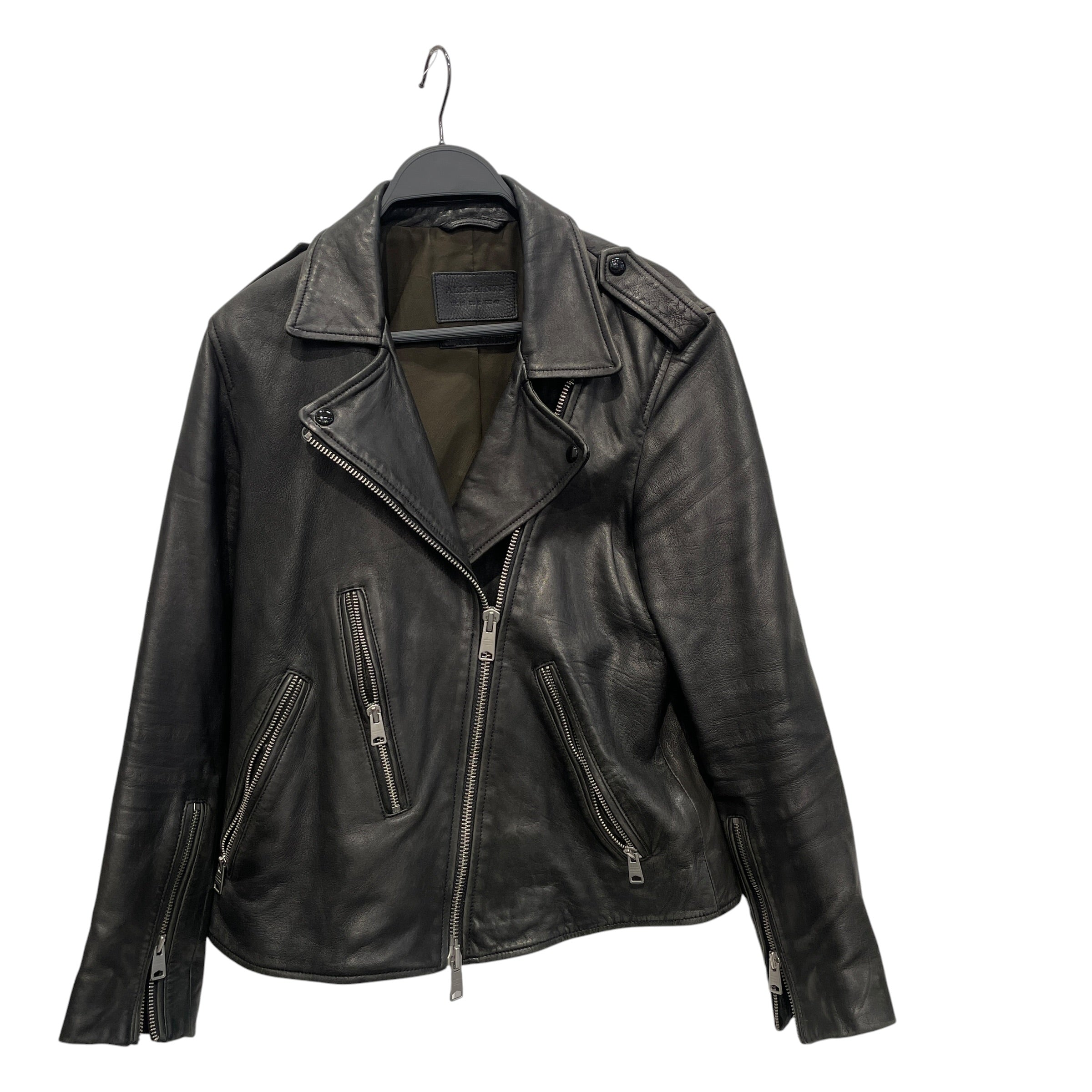 ALLSAINTS/Leather Jkt/8/Leather/BLK/AS BLK MOTO LEATHER JKT view 1